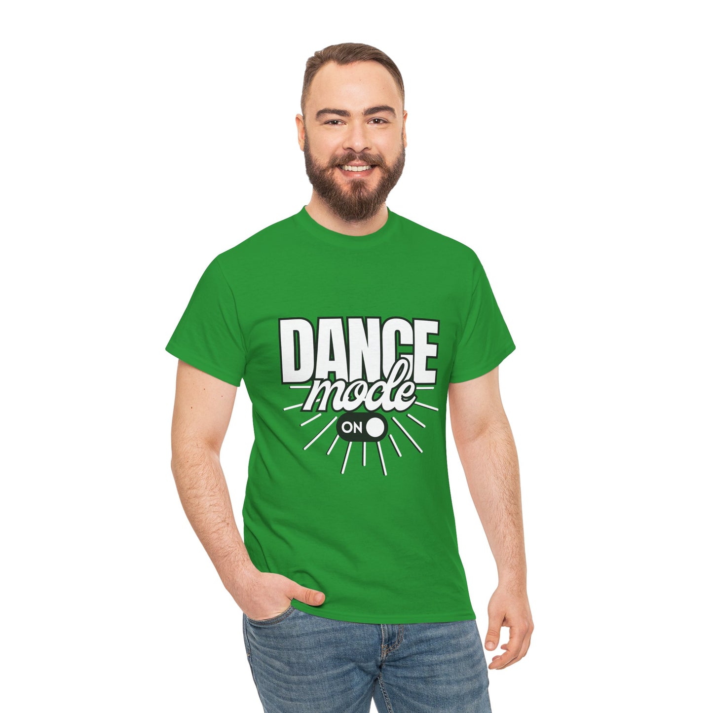 Dance Mode: On Unisex Heavy Cotton T-Shirt – Dance-Inspired Graphic Tee for Adults & Kids