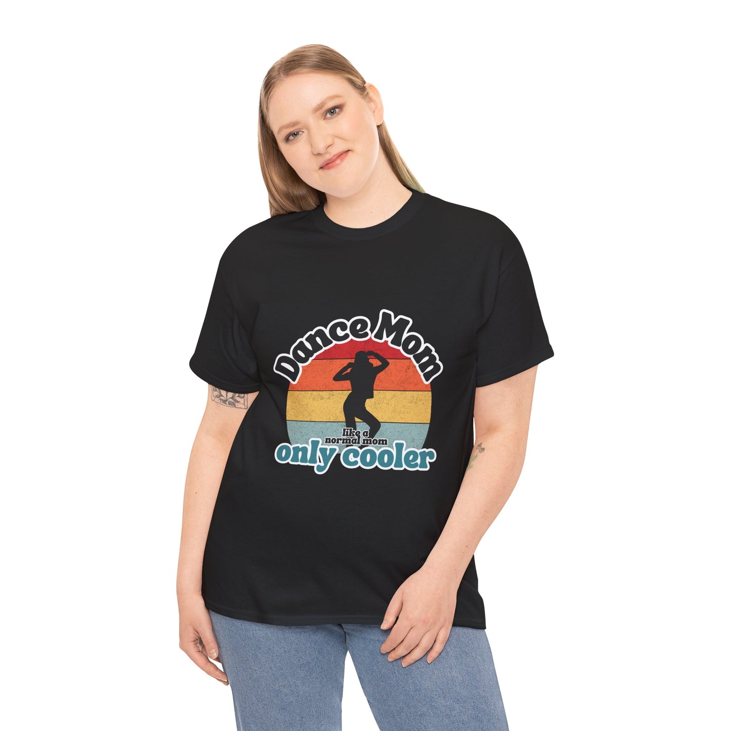 "Dance Mom" T-Shirt – Funny Retro Graphic Tee for Cool Moms | Unisex Heavy Cotton Tee