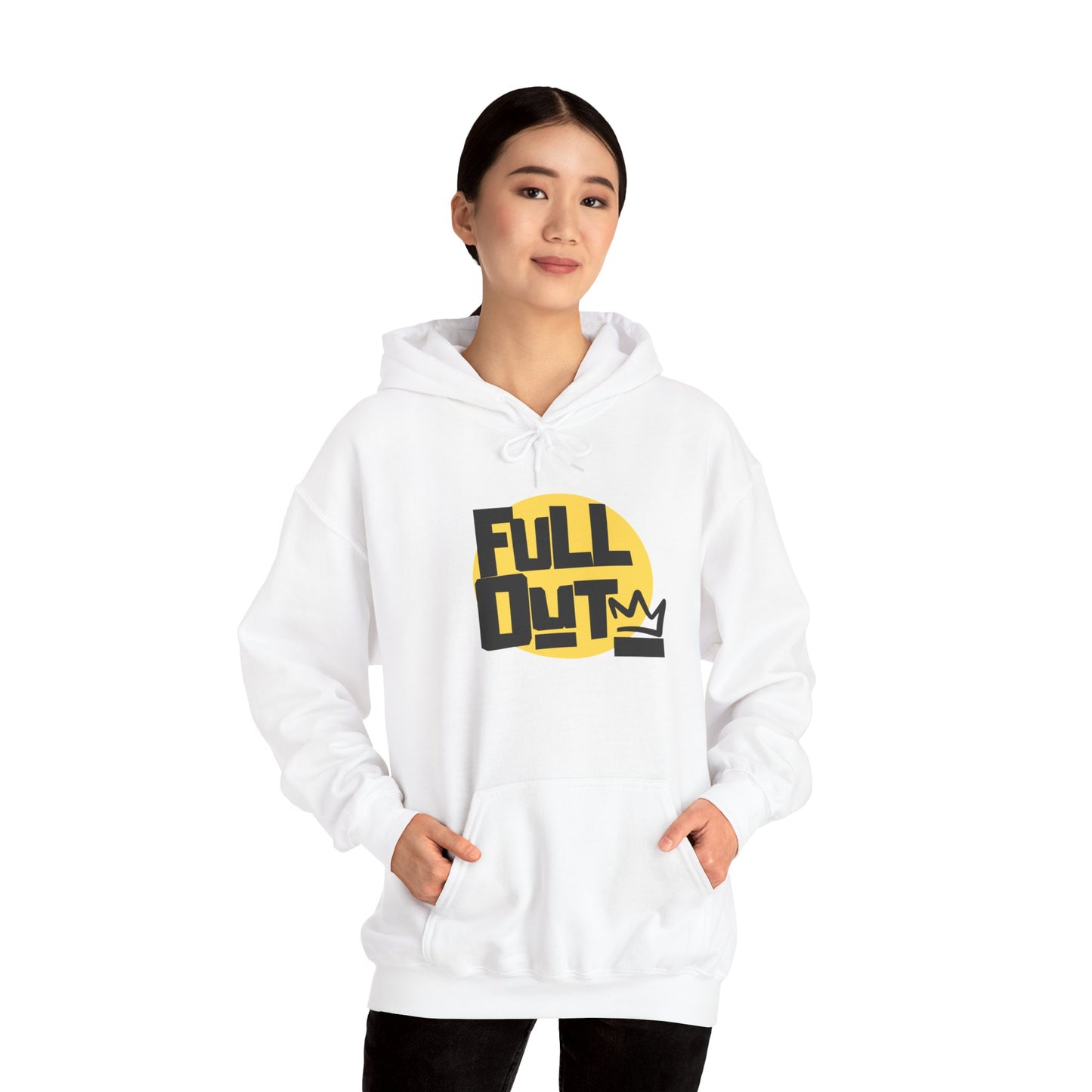 "Full Out" Dance Hoodie – Bold Streetwear-Inspired Unisex Hooded Sweatshirt for Dancers