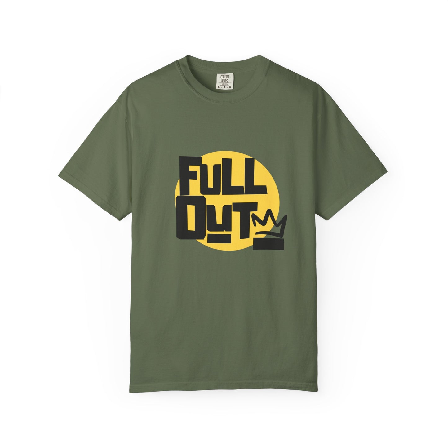 "Full Out" Unisex Garment-Dyed T-Shirt – Bold Streetwear-Inspired Dance Graphic Tee – Performance Shirt for Dancers & Hip Hop Enthusiasts