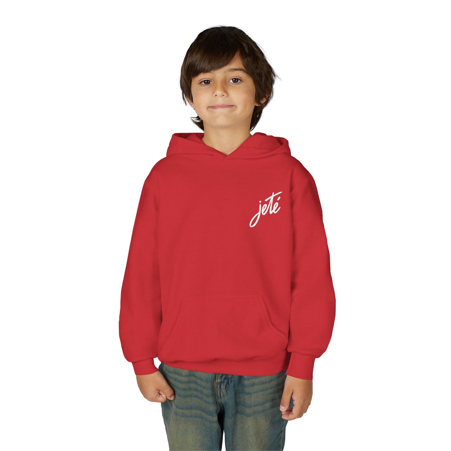 “Jeté” Official Embroidered Logo - Unisex Youth Hoodie | Classic Dance Hoodie for Kids & Young Ballet Enthusiasts