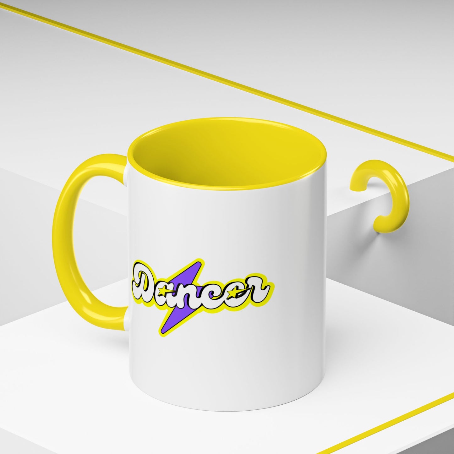 "Dancer" Accent Coffee Mug – Superhero Theme Ceramic Mug for Dancers and Dance Lovers