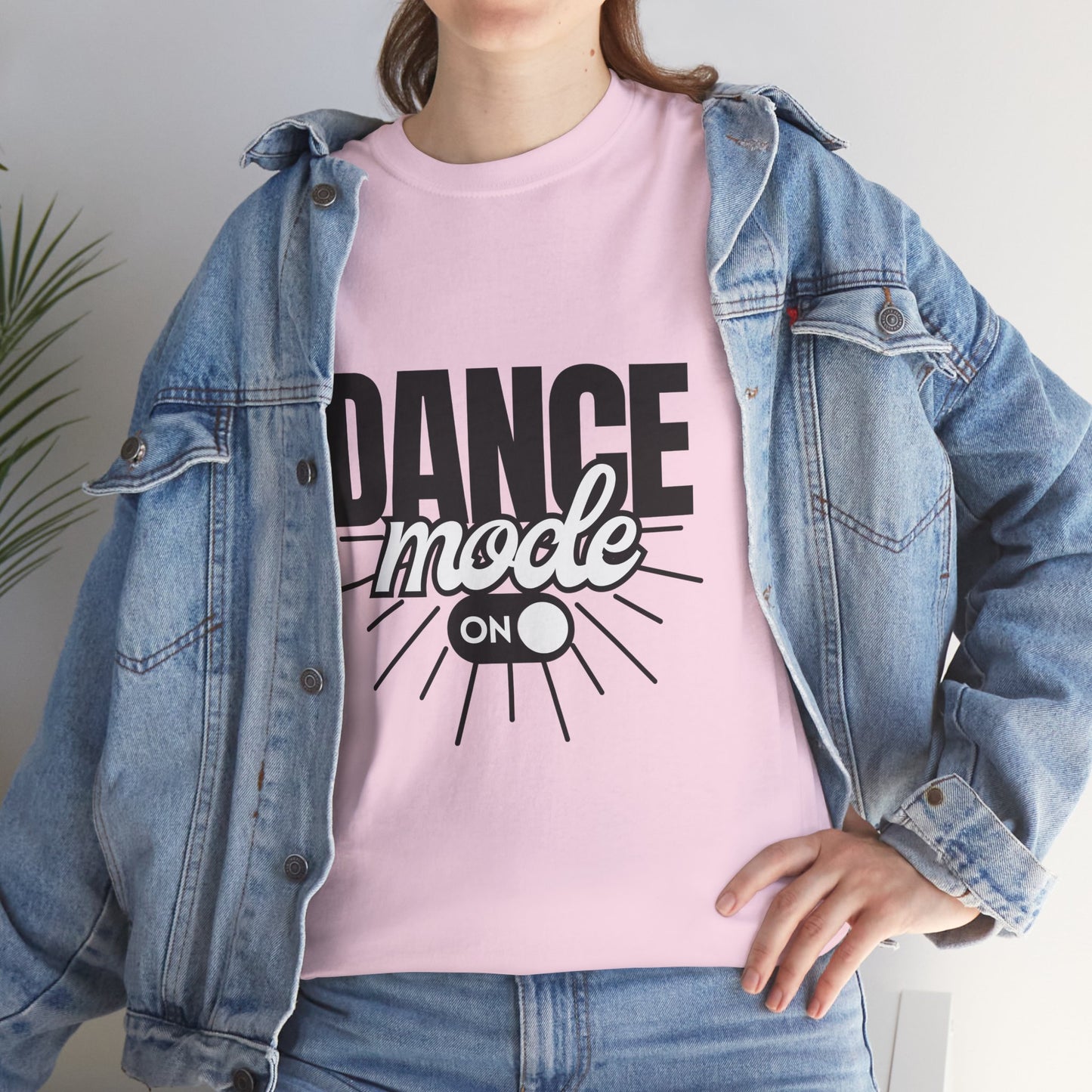 Dance Mode: On Unisex Heavy Cotton T-Shirt – Dance-Inspired Graphic Tee for Adults & Kids