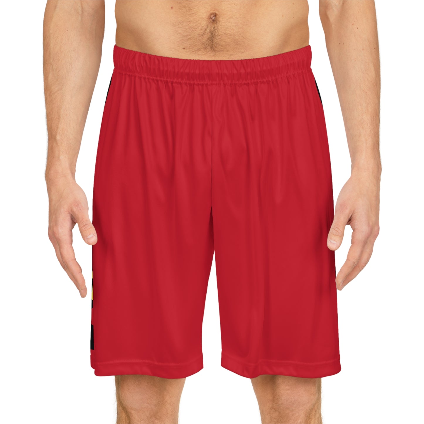 Full Out Premium Collection Basketball Shorts – Vibrant Unisex Dance Shorts with Bold Streetwear Graphics Down the Legs