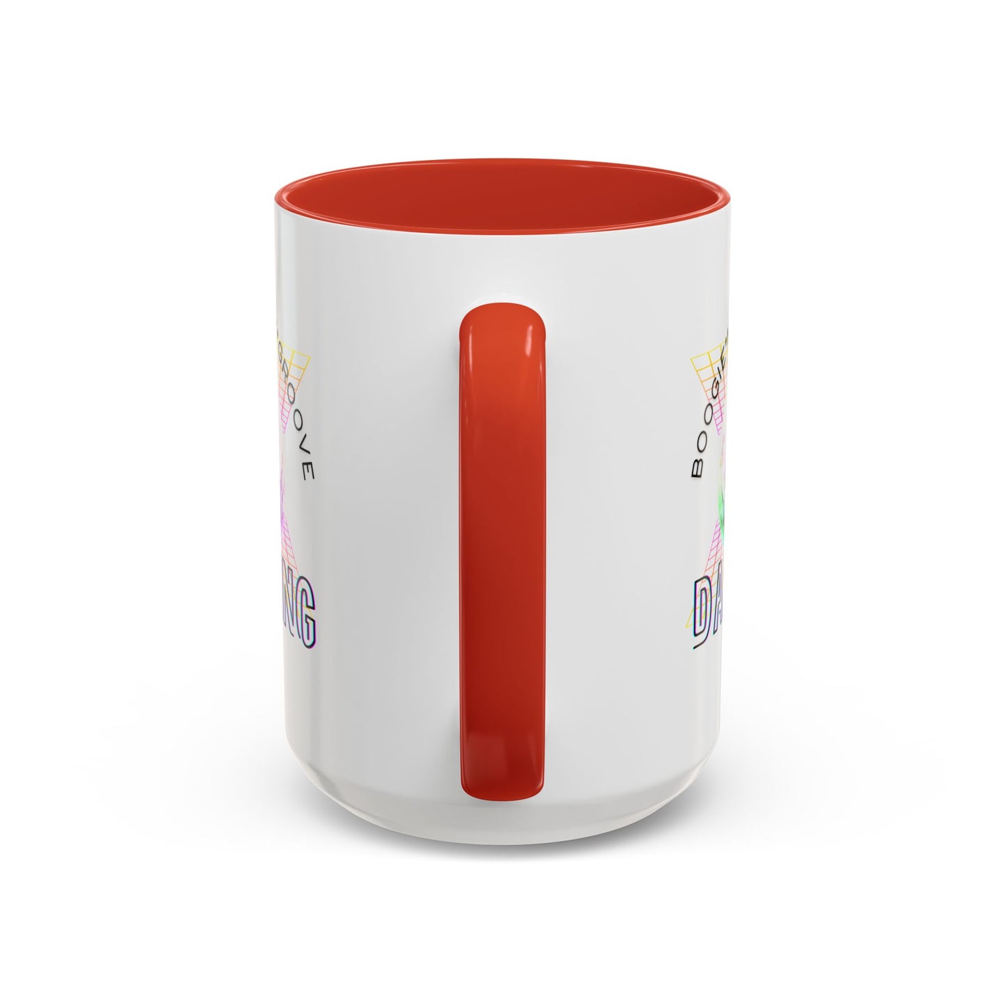 "Boogie, Hustle, Groove - Dancing" Disco Accent Coffee Mug – Fun Retro Dance Gift for Coffee Lovers