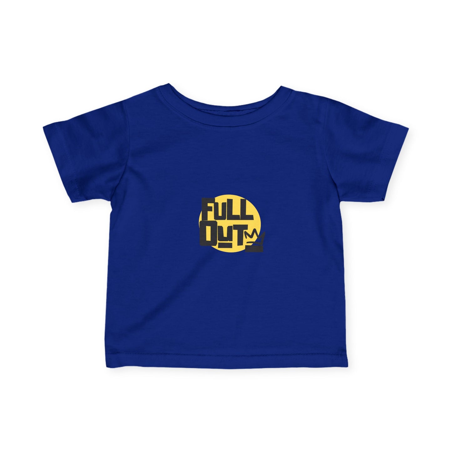 "Full Out" Infant Fine Jersey Tee – Bold Streetwear-Inspired Baby Dance T-Shirt for High-Energy Tiny Performers