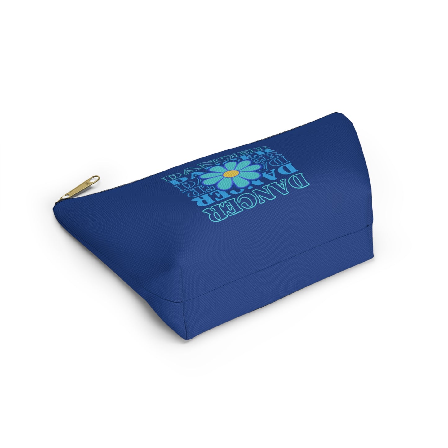 "Dancer" Makeup Bag – Elegant Floral Dance Graphic – Stylish Zipper Pouch for Cosmetics, Accessories & Gifts for Dancers