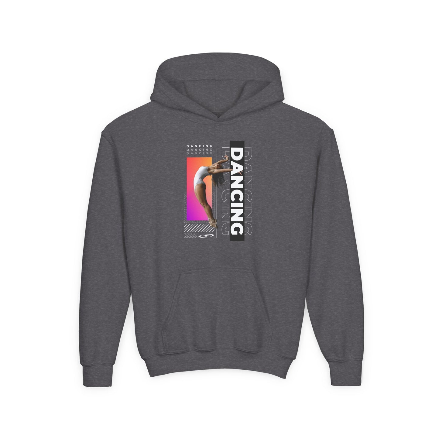 “Dancing” Female Dancer Streetwear Graphic | Unisex Youth Hoodie – Dance Hoodie for Kids & Young Performers