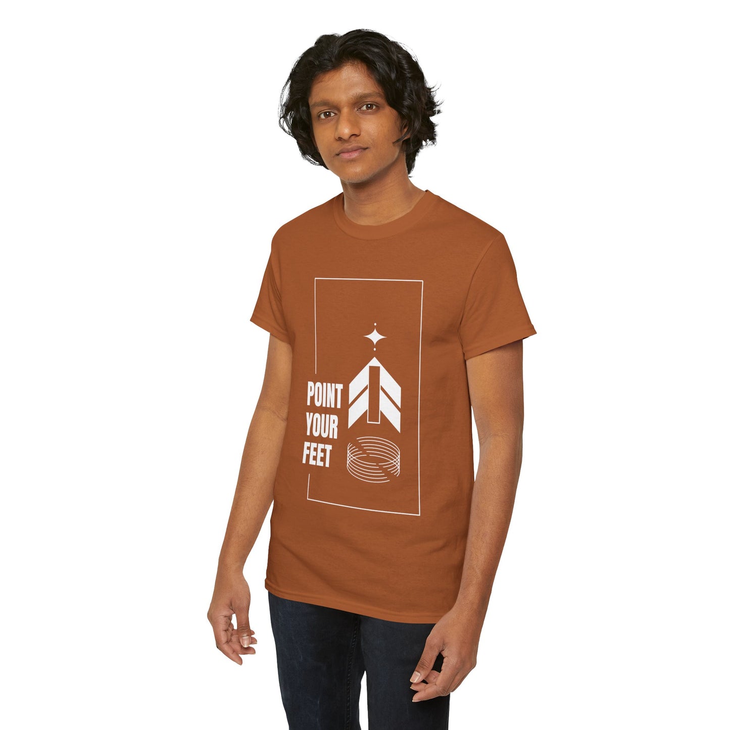 "Point Your Feet" Streetwear Dance Tee – Unisex Heavy Cotton Ballet-Inspired T-Shirt for Dancers