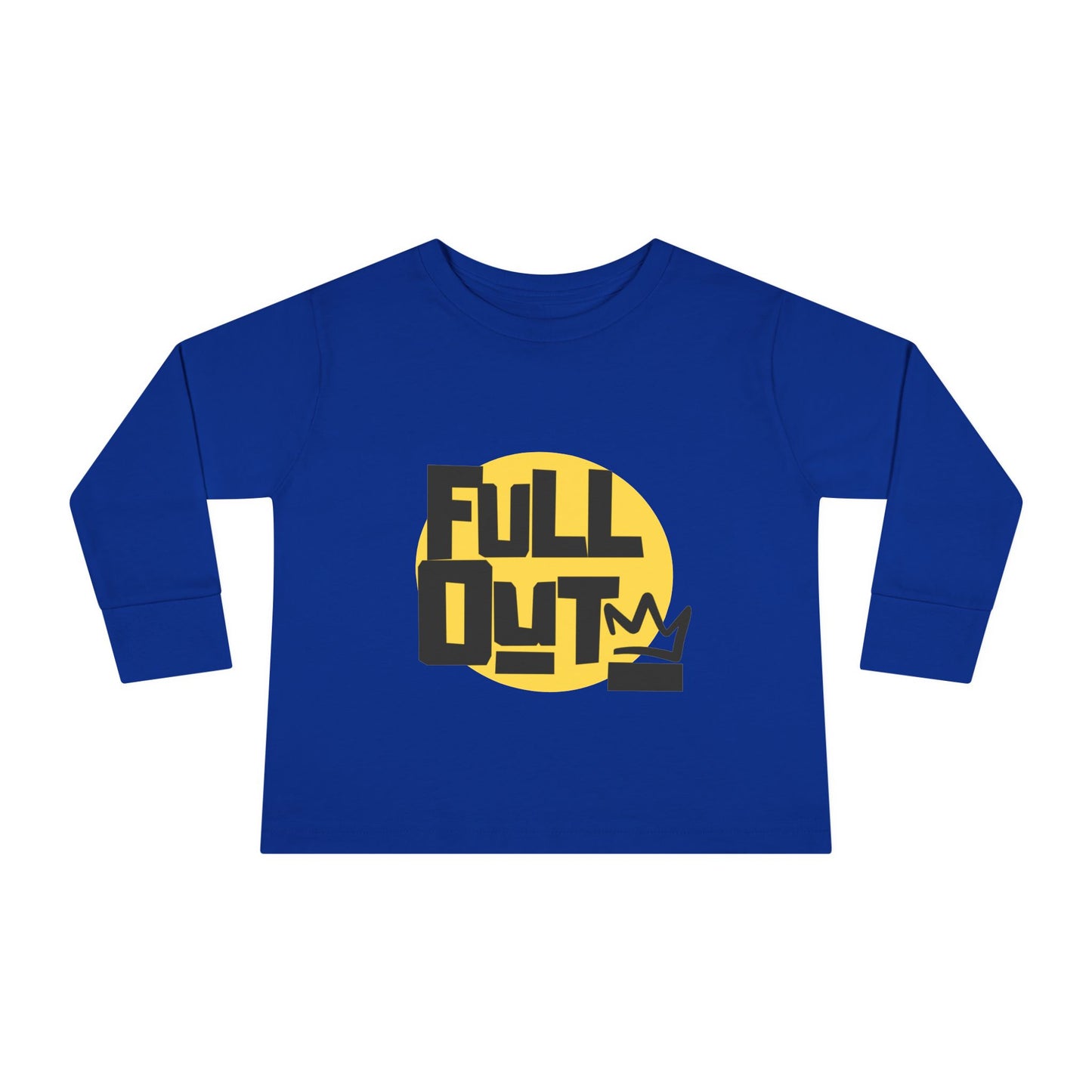 "Full Out" Toddler Dance T-Shirt – Bold Streetwear-Inspired Graphic Long Sleeve Tee for Kids