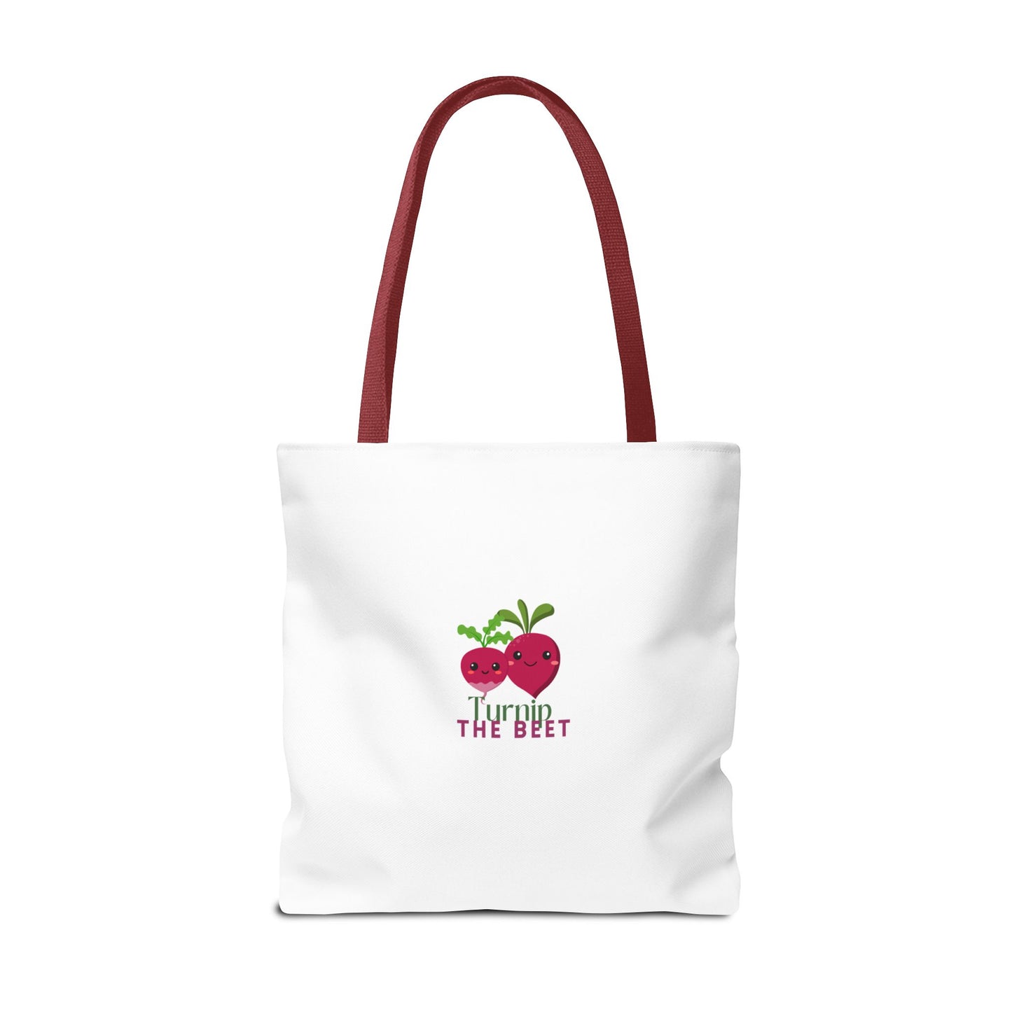 "Turnip the Beet" Canvas Tote Bag – Cute Veggie Graphic Dance-Themed Reusable Bag for Grocery Runs, Dance Class & Everyday Use