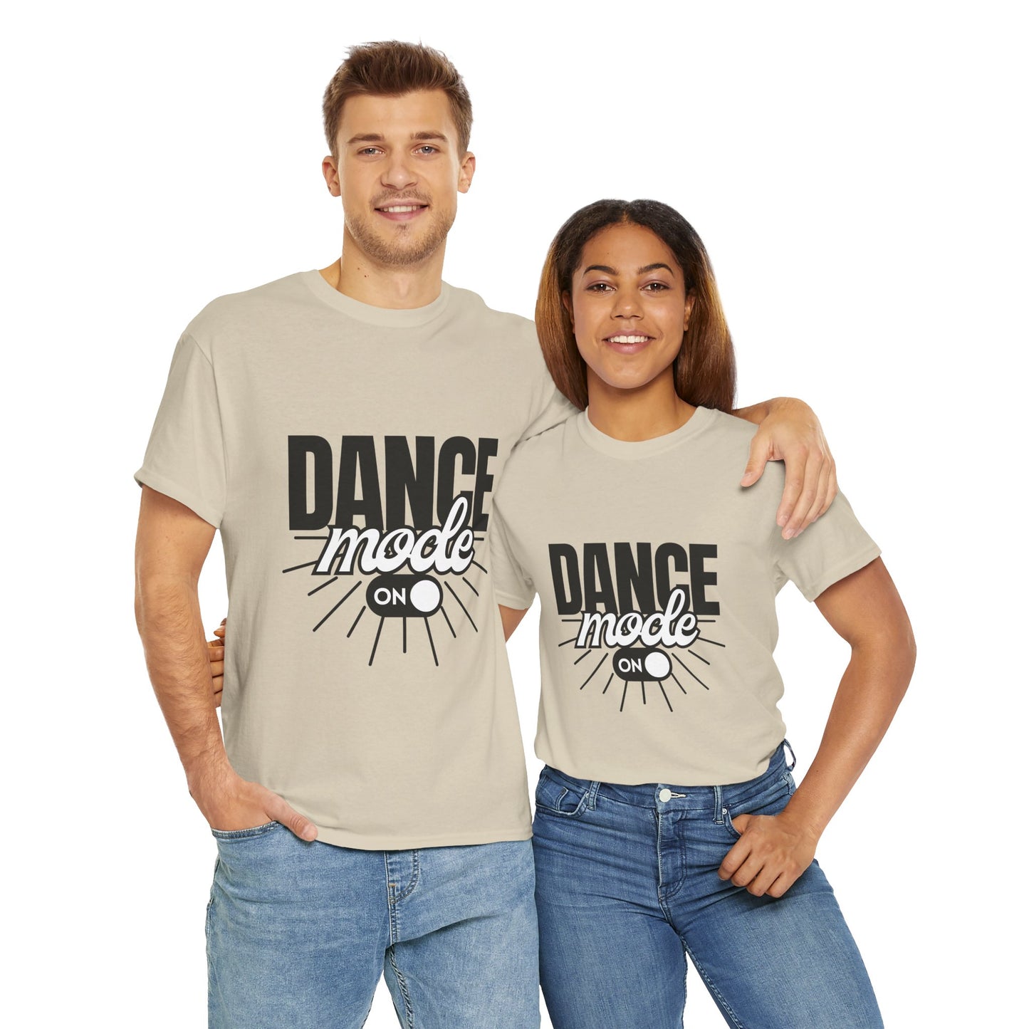 Dance Mode: On Unisex Heavy Cotton T-Shirt – Dance-Inspired Graphic Tee for Adults & Kids