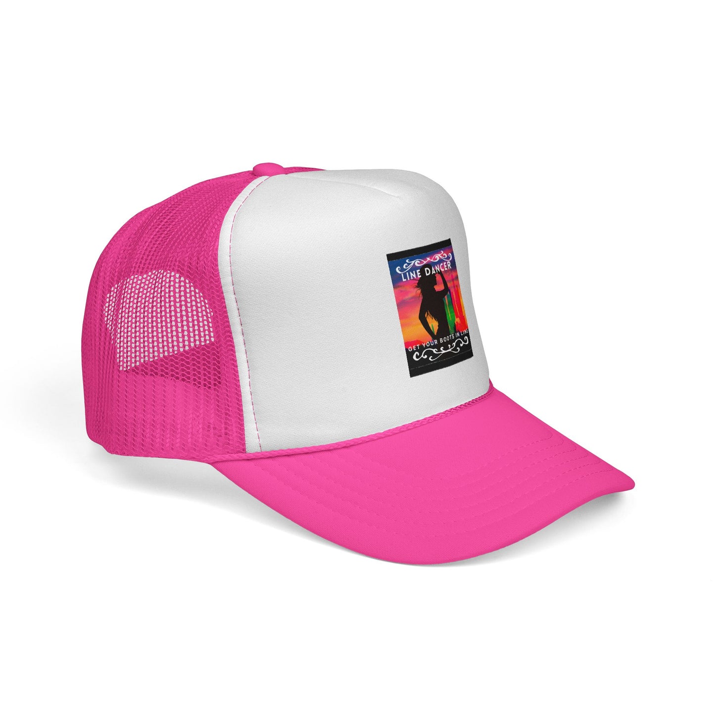 “Line Dancer, Get Your Boots In Line” Cowgirl Graphic | Western Country Dance Cap for Women & Men