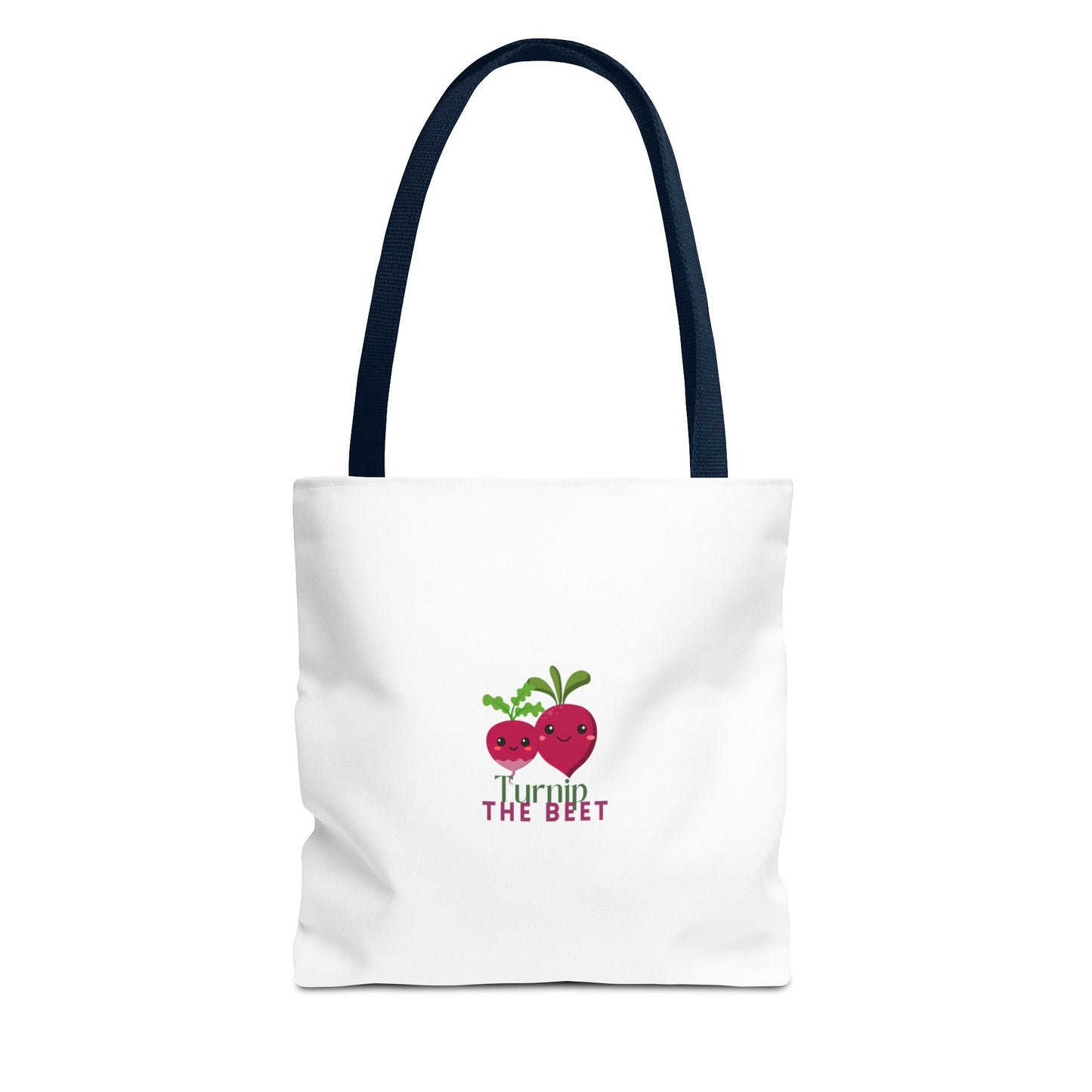 "Turnip the Beet" Canvas Tote Bag – Cute Veggie Graphic Dance-Themed Reusable Bag for Grocery Runs, Dance Class & Everyday Use