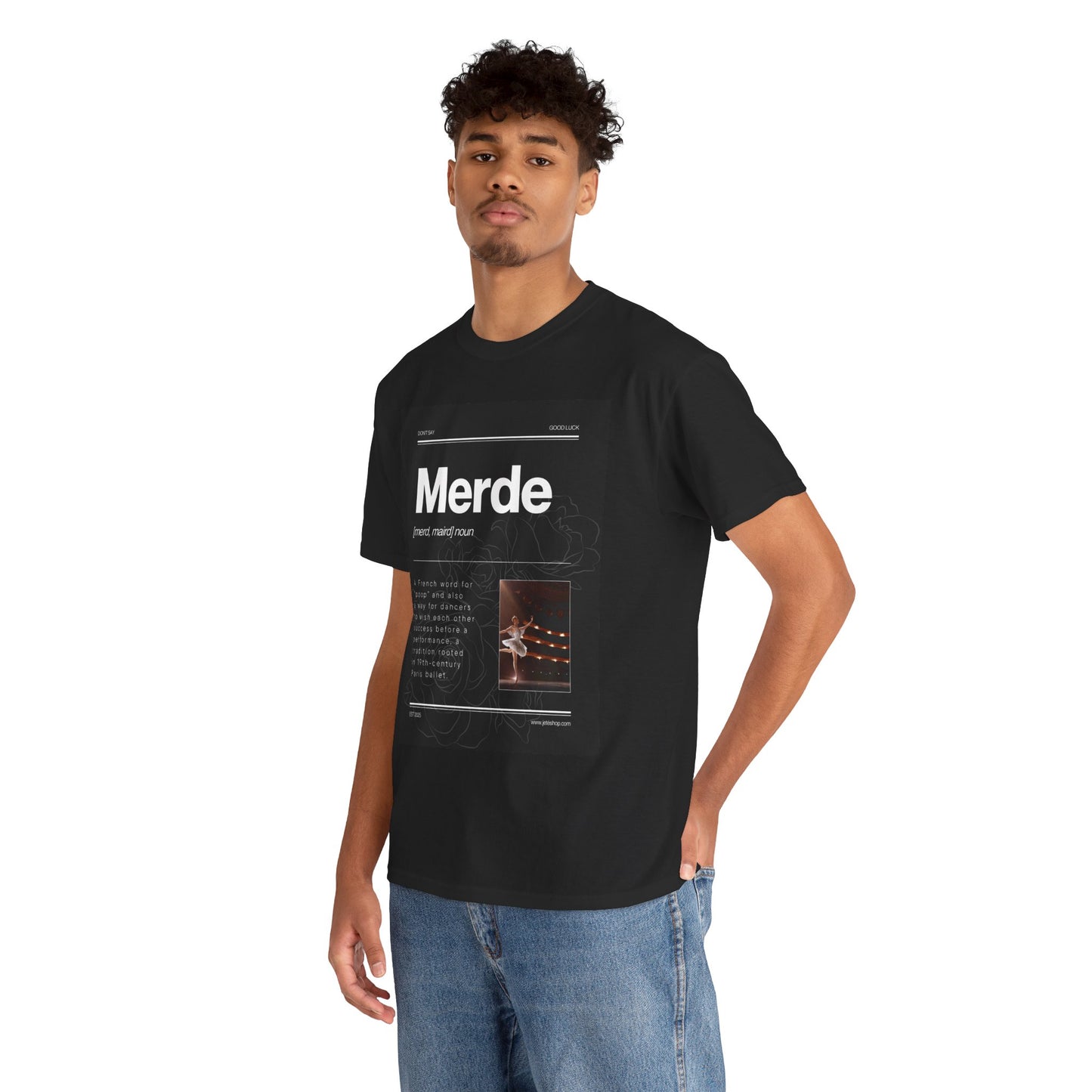 “Merde” Definition Tee – Unisex Heavy Cotton T-Shirt for Teens & Adults