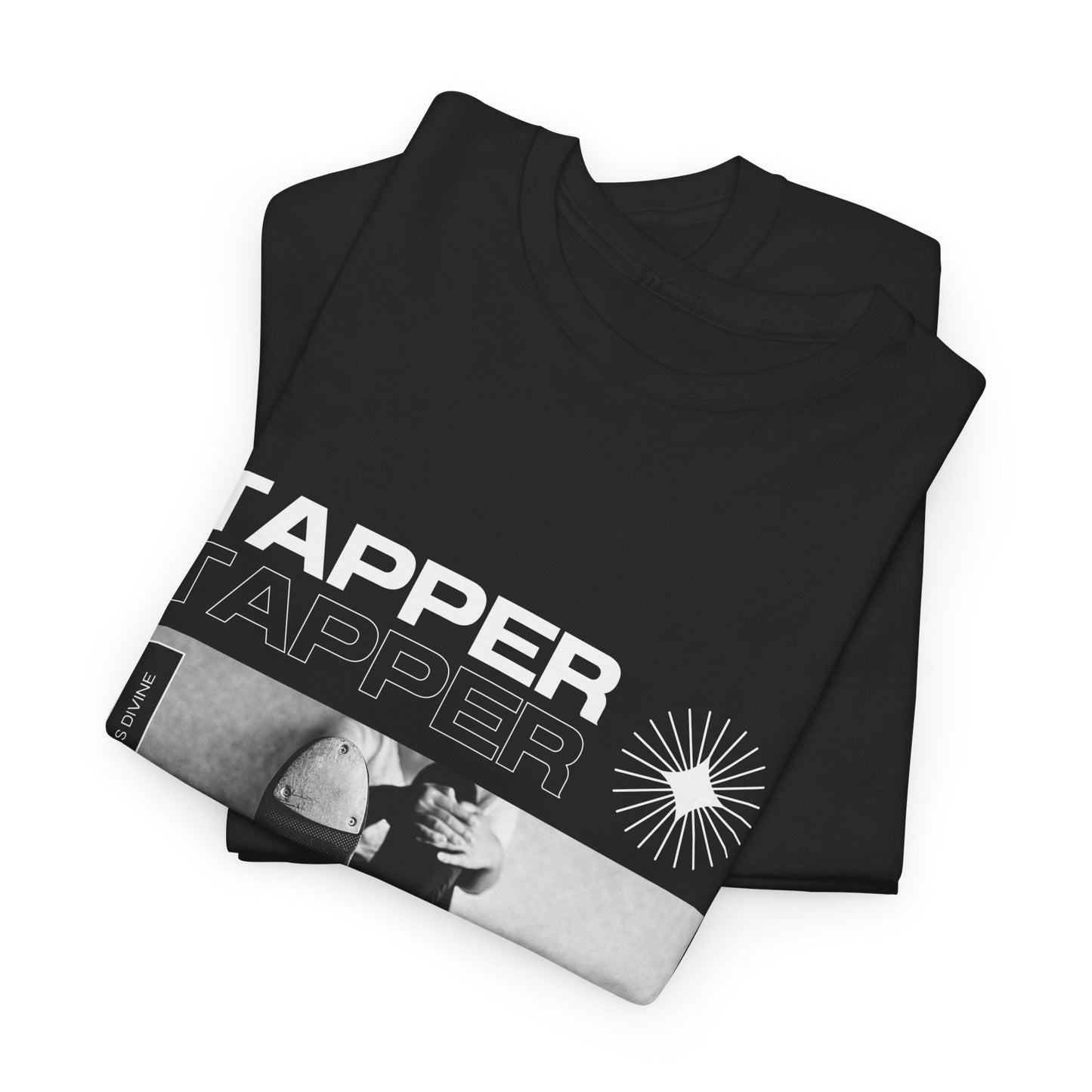 “Tapper” Tap Dance Unisex Heavy Cotton Tee – Streetwear-Inspired Tap Shoes Graphic T-Shirt for Dancers