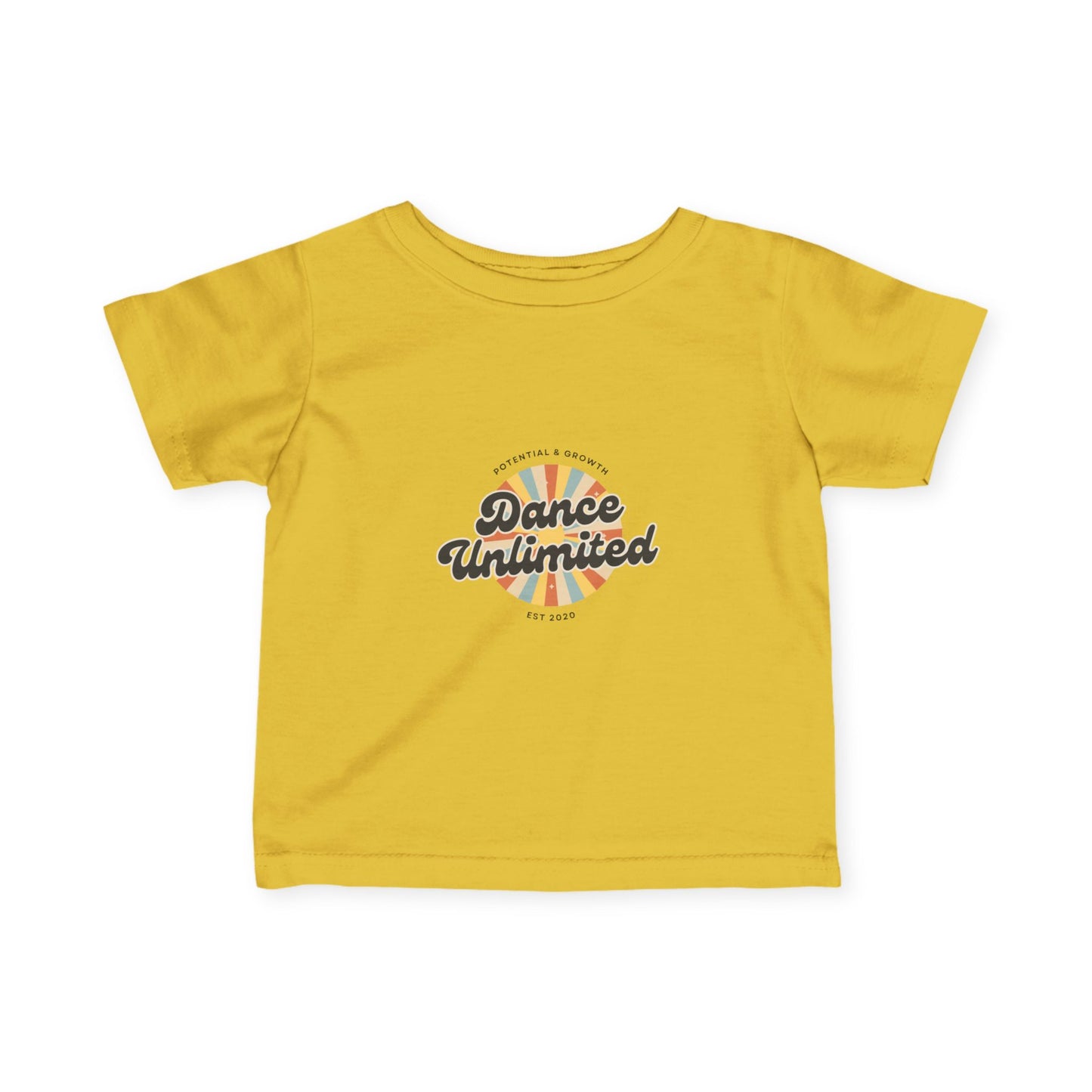 "Dance Unlimited β Potential & Growth" Infant Fine Jersey Tee β Retro Dance Graphic Baby T-Shirt for Inspired Little Performers