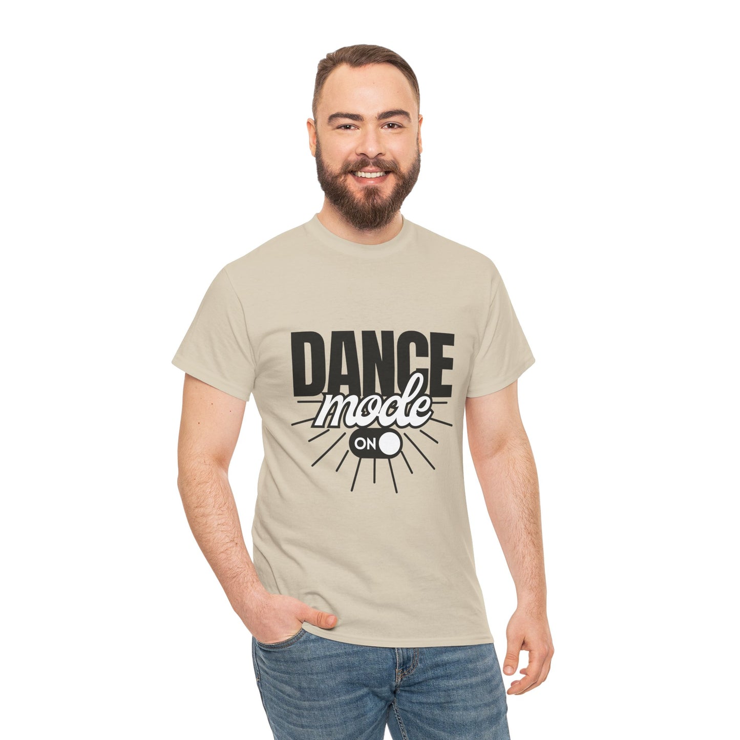 Dance Mode: On Unisex Heavy Cotton T-Shirt – Dance-Inspired Graphic Tee for Adults & Kids