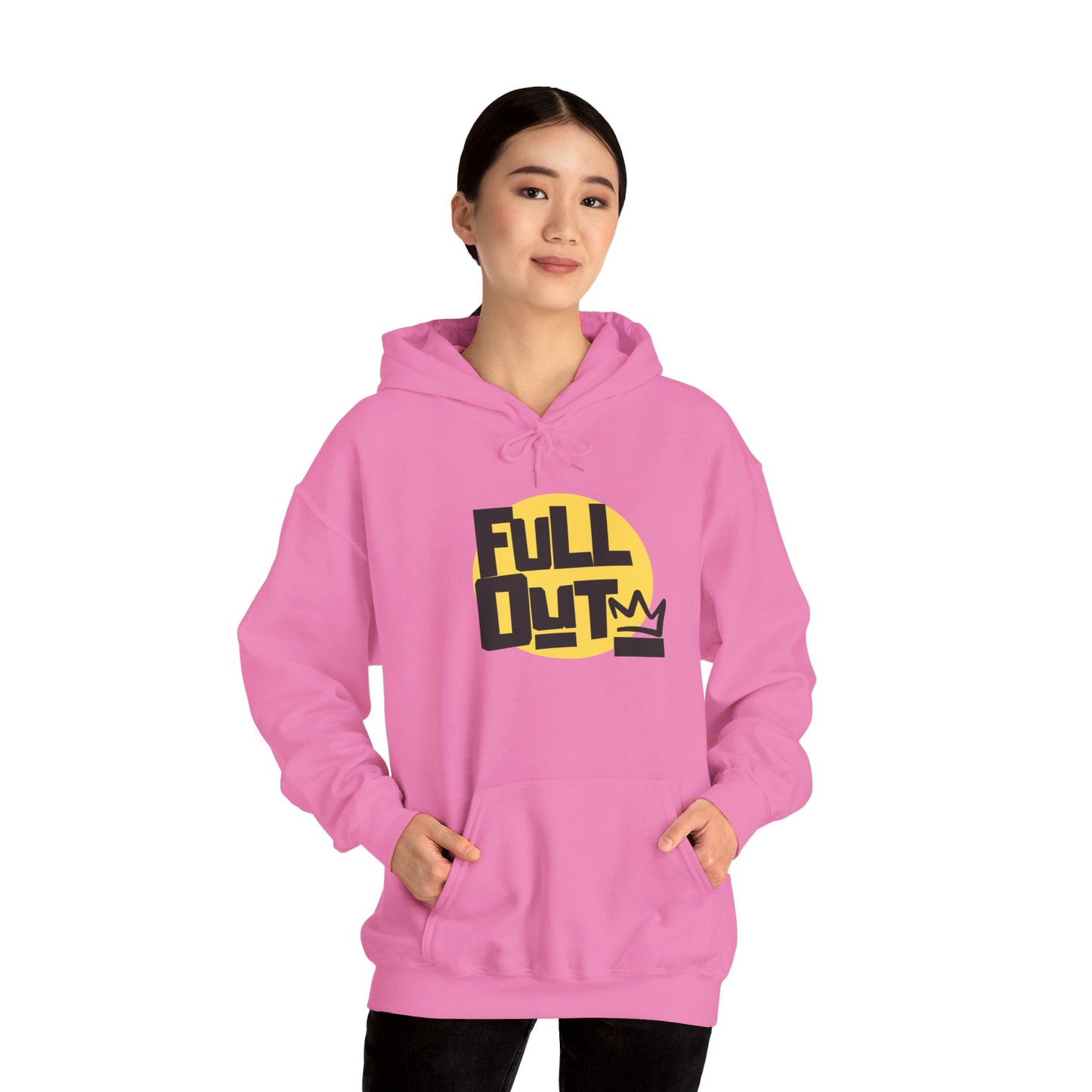 "Full Out" Dance Hoodie – Bold Streetwear-Inspired Unisex Hooded Sweatshirt for Dancers