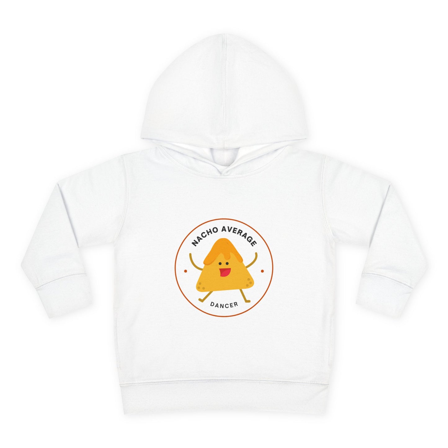 "Nacho Average Dancer" Pullover Fleece Sweatshirt with Cute Nacho Graphic | Funny Dance Gift for Kids - Toddler Dance Hoodie