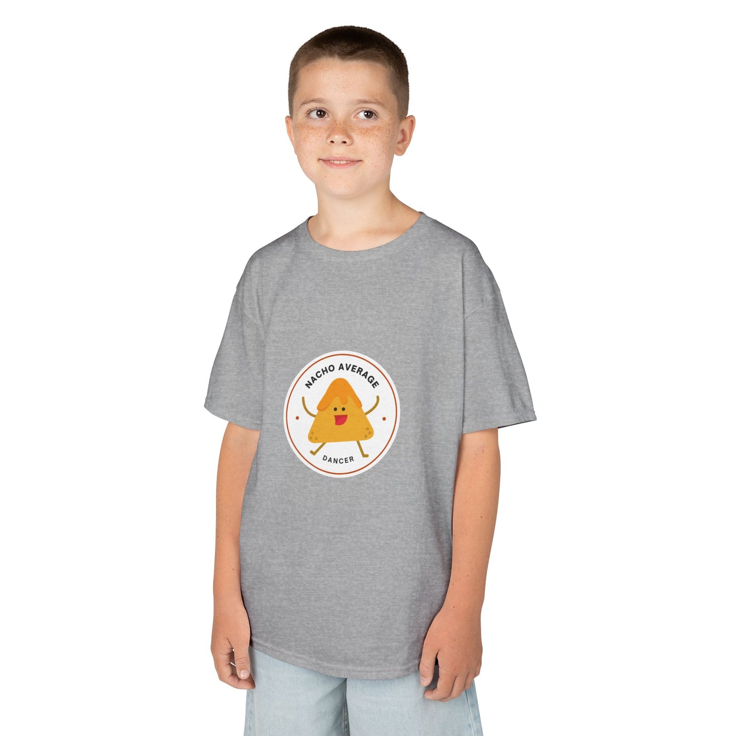 "Nacho Average Dancer" Youth Dance T-Shirt – Cute Nacho Graphic Tee for Kids Who Love to Dance