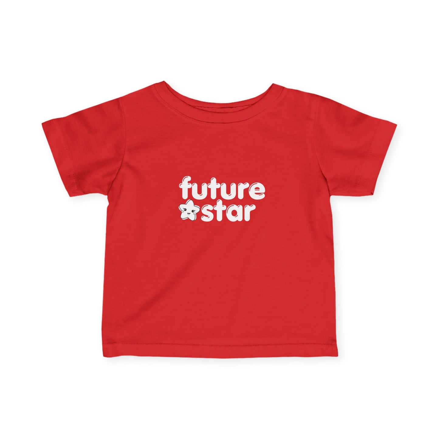 “Future Star” Infant Fine Jersey Tee – Cute Dance-Themed Baby T-Shirt for Little Performers and Rising Stars