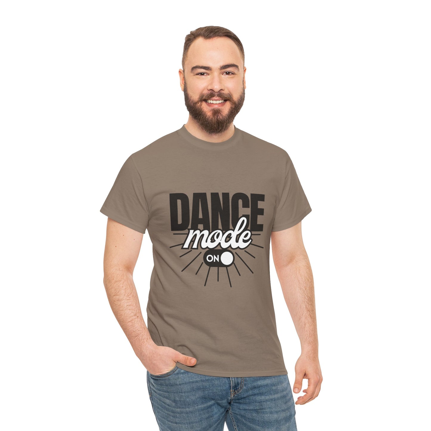 Dance Mode: On Unisex Heavy Cotton T-Shirt – Dance-Inspired Graphic Tee for Adults & Kids