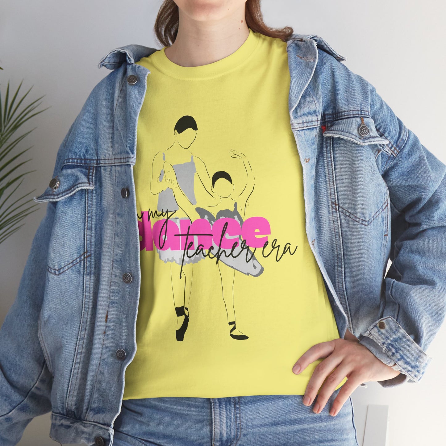 "In My Dance Teacher Era" Ballet Graphic Unisex Heavy Cotton Tee – Ballet Instructor Gift Shirt