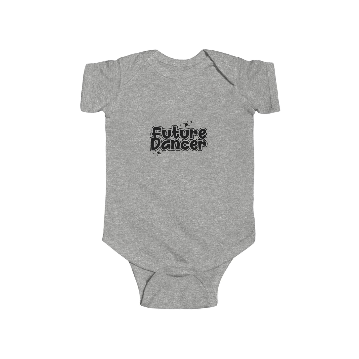 “Future Dancer” Infant Short Sleeve Bodysuit - Adorable Danced-Themed Baby One-Piece for Tiny Ballerinas and Little Movers