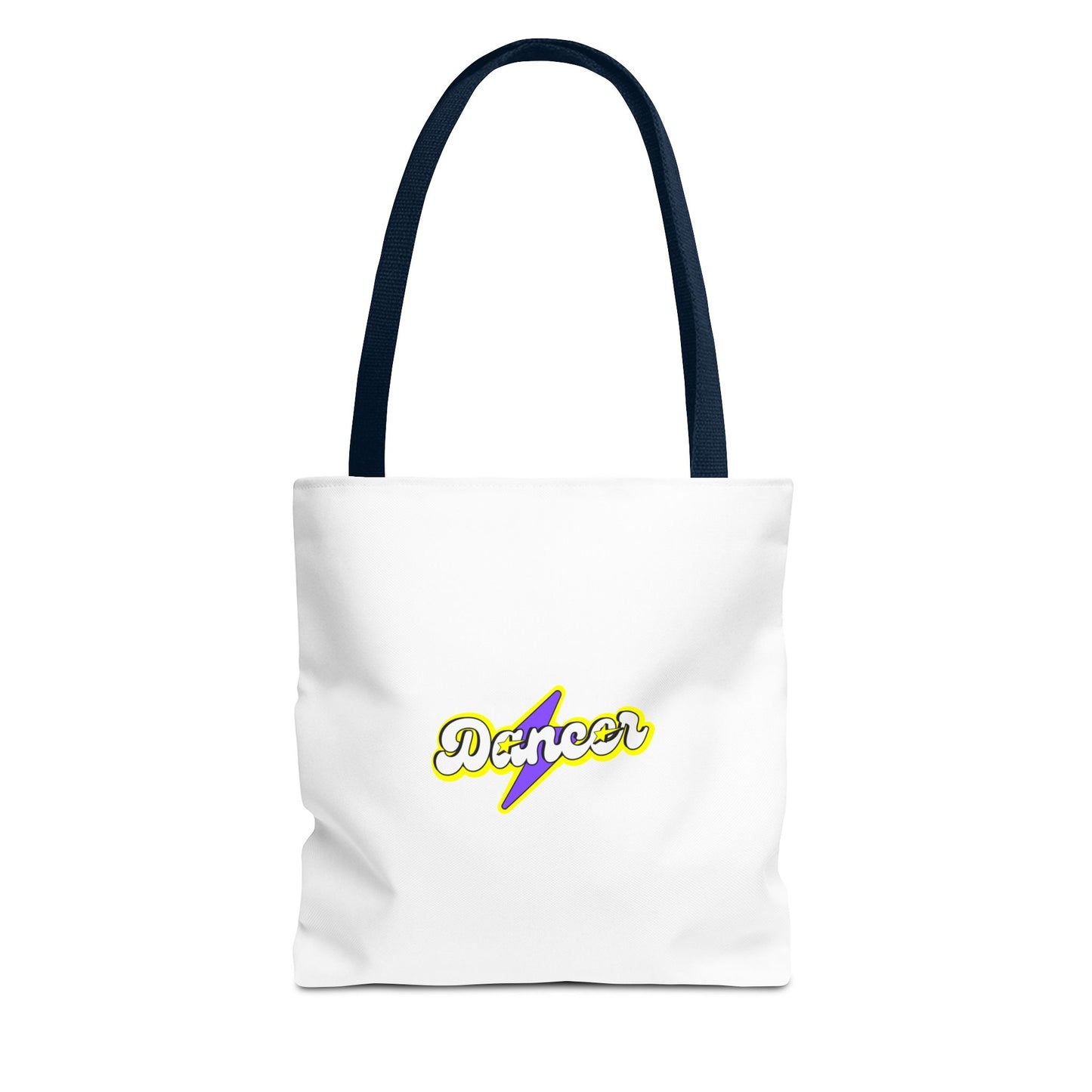 “Dancer” Superhero Graphic Canvas Tote Bag – Bold Dance Tote for Classes, Rehearsals & Everyday Use