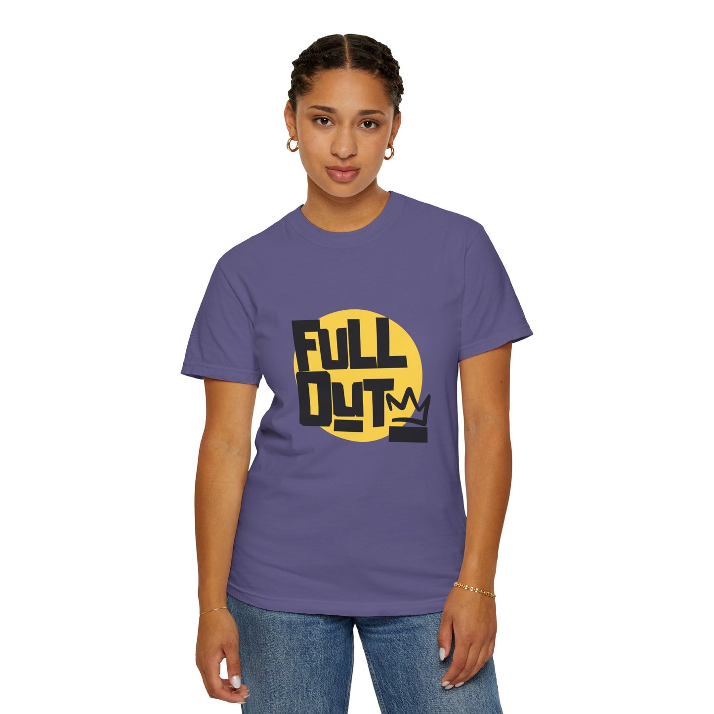 "Full Out" Unisex Garment-Dyed T-Shirt – Bold Streetwear-Inspired Dance Graphic Tee – Performance Shirt for Dancers & Hip Hop Enthusiasts