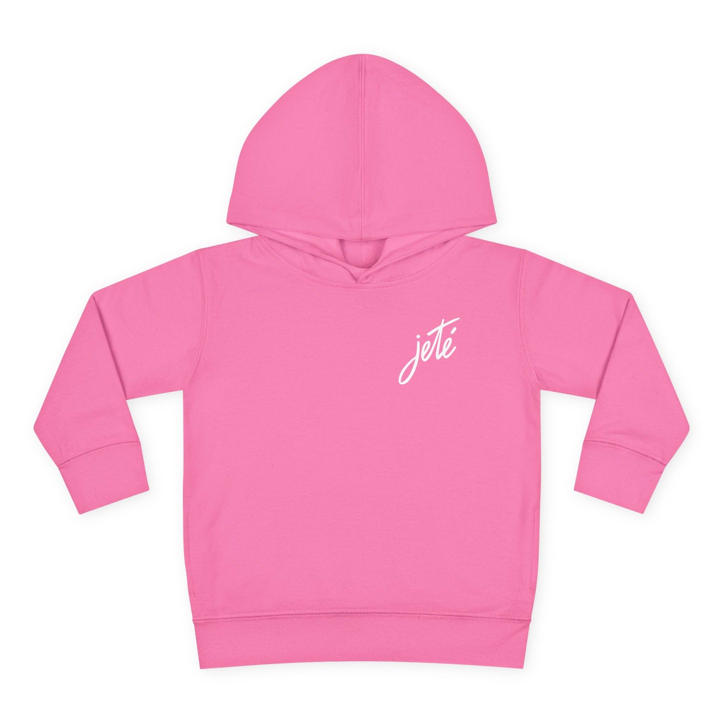 “Jeté” Official Logo | Ballet & Dance Hoodie for Kids & Young Dance Enthusiasts - Toddler Pullover Hoodie