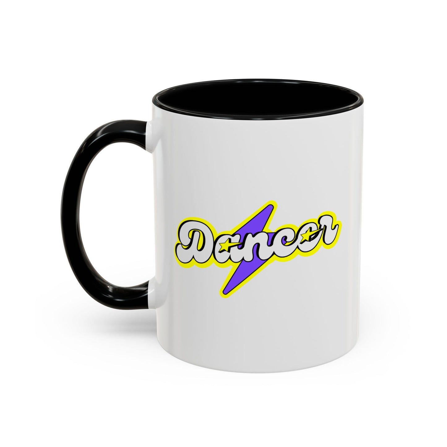 "Dancer" Accent Coffee Mug – Superhero Theme Ceramic Mug for Dancers and Dance Lovers