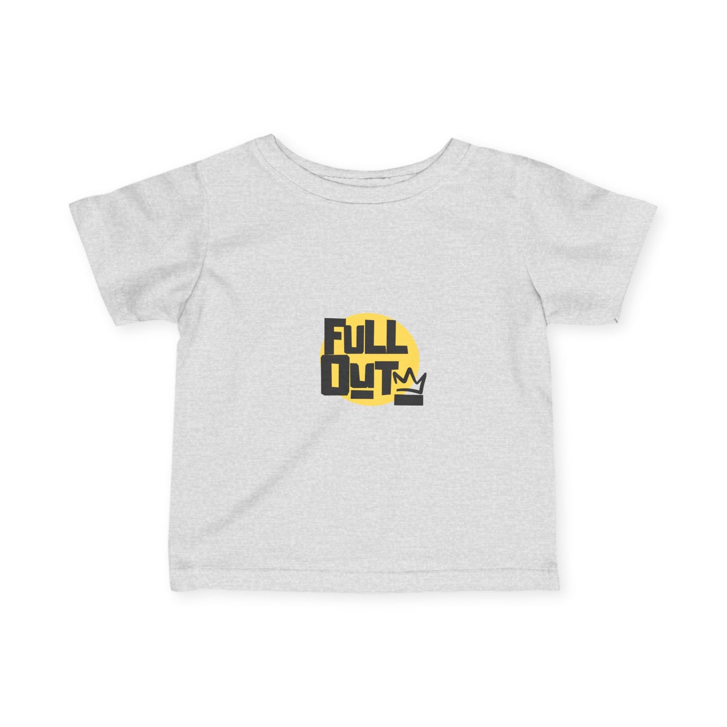 "Full Out" Infant Fine Jersey Tee – Bold Streetwear-Inspired Baby Dance T-Shirt for High-Energy Tiny Performers