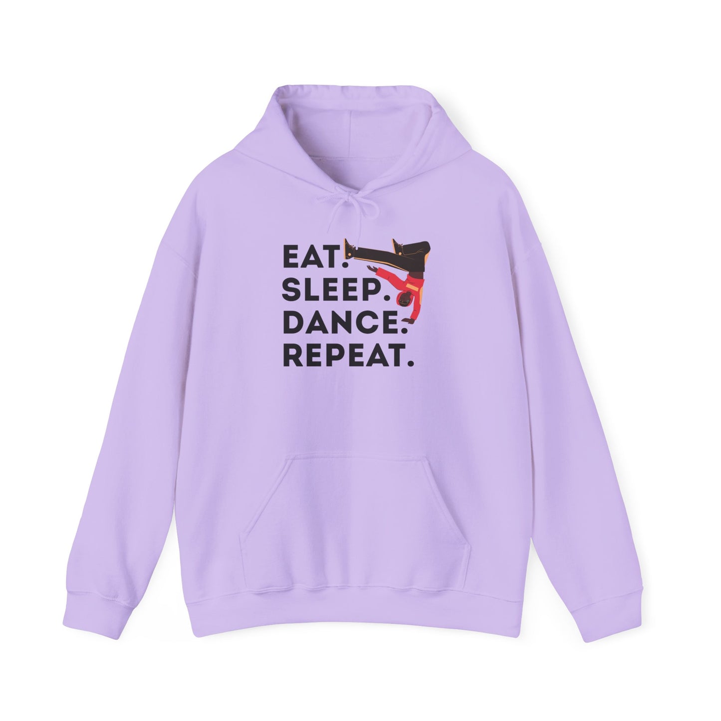 "Eat Sleep Dance Repeat" Unisex Dance Hoodie – Bold B-Boy Streetwear Sweatshirt