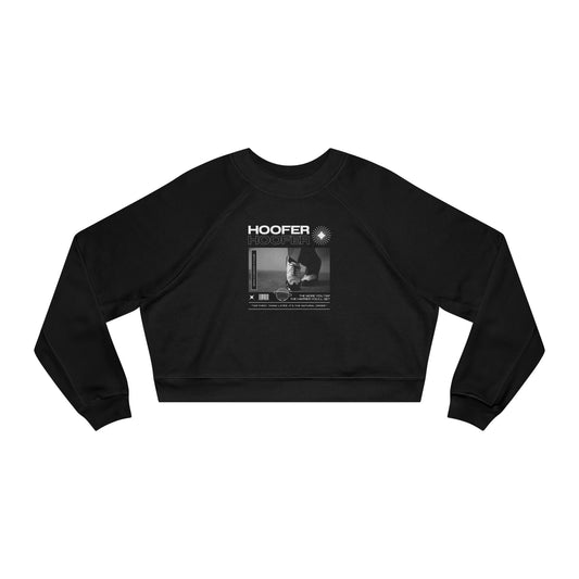 “Hoofer” Tap Shoes Streetwear Graphic | Tap Dance Sweatshirt for Dancers & Enthusiasts - Women’s Cropped Sweatshirt