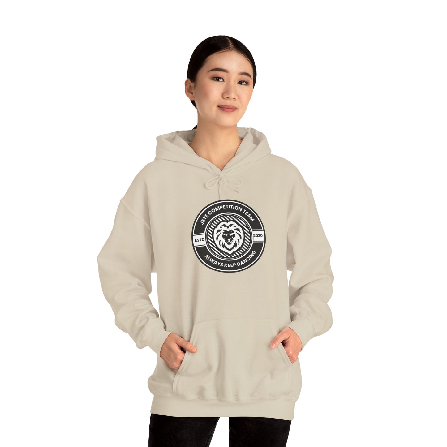 "Jeté Competition Team – Always Keep Dancing" Hoodie Unisex Collegiate-Inspired Dance Sweatshirt