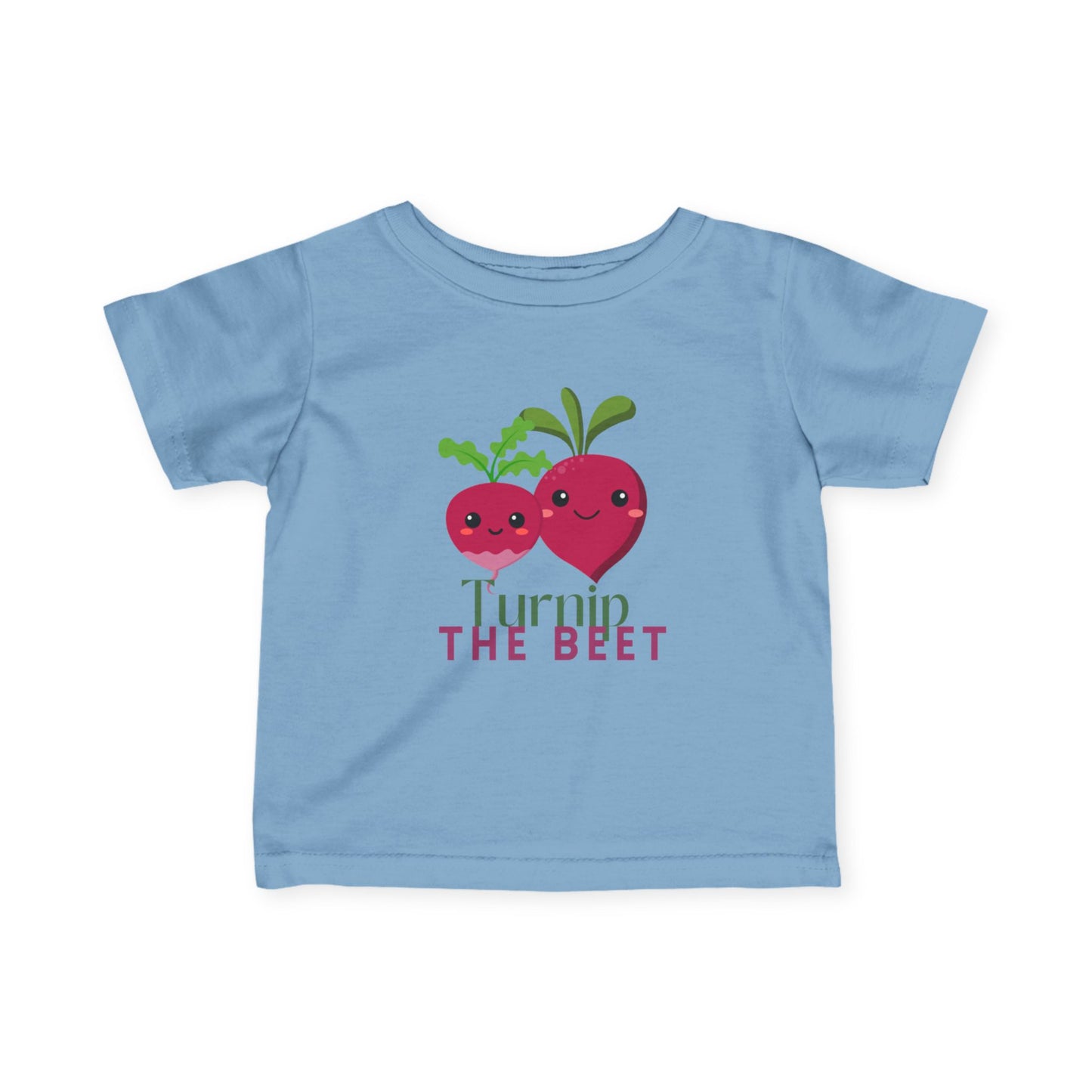 "Turnip the Beet" Cute Veggie Dance Infant Fine Jersey Tee – Funny Baby Dance T-Shirt with Adorable Pepper Graphic