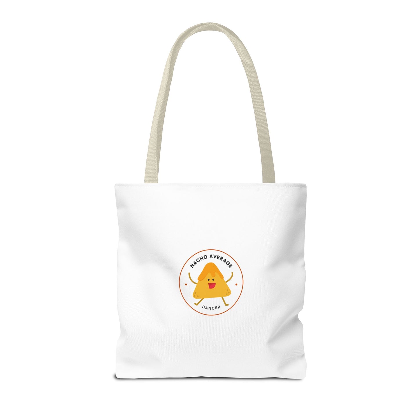 "Nacho Average Dancer" Canvas Tote Bag – Funny Kawaii Dance Tote with Nacho Graphic for Dancers & Dance Moms