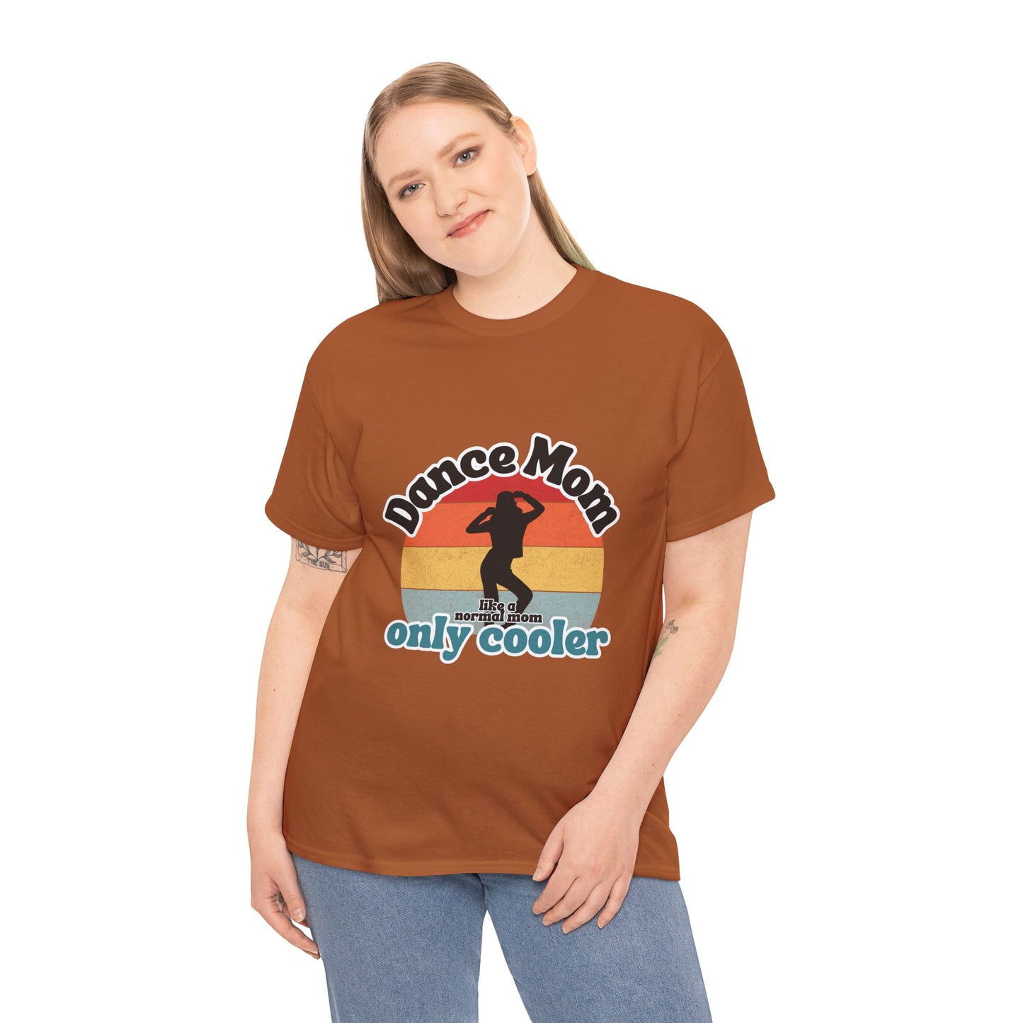 "Dance Mom" T-Shirt – Funny Retro Graphic Tee for Cool Moms | Unisex Heavy Cotton Tee
