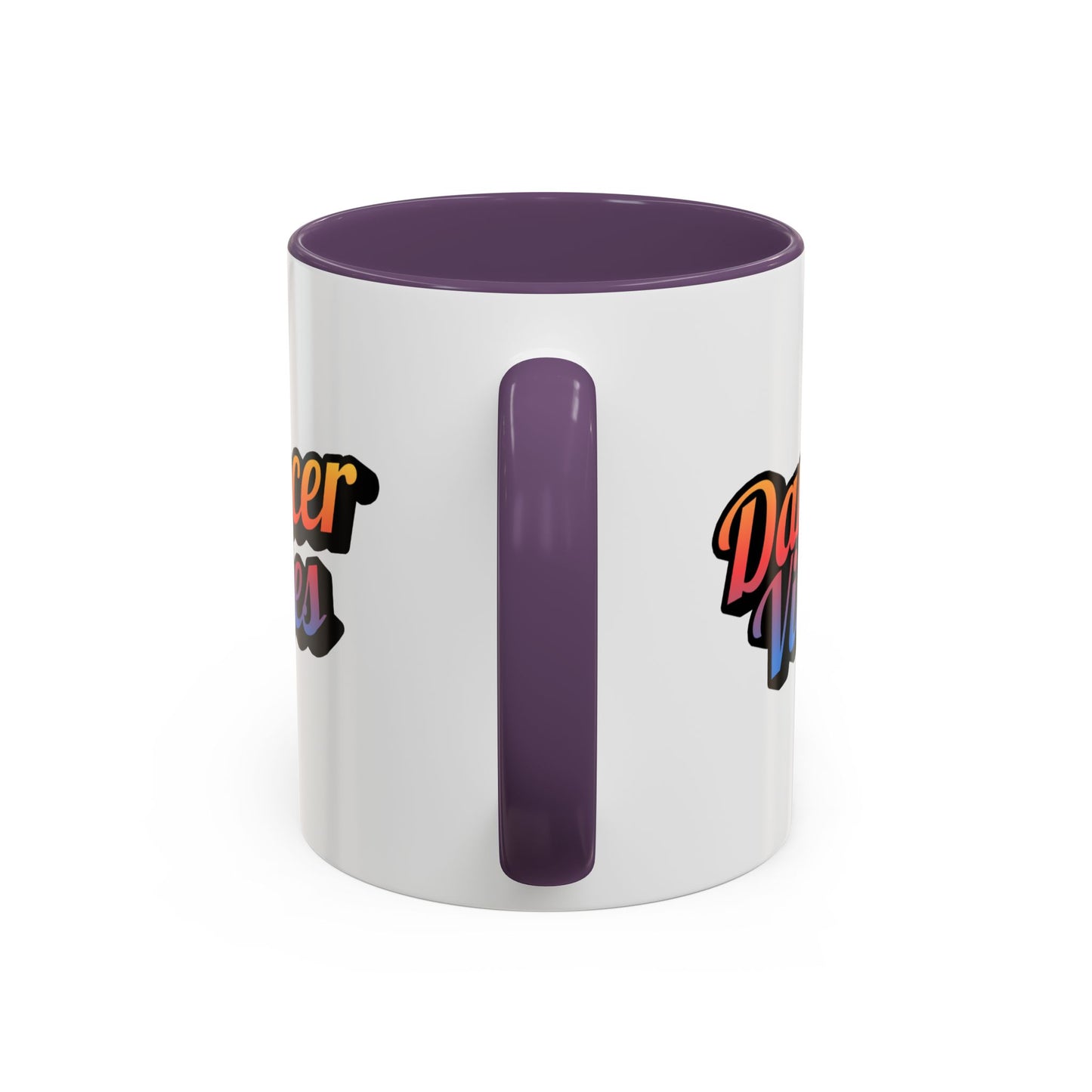 "Dancer Vibes" Accent Coffee Mug – Stylish Ceramic Mug for Dance Lovers and Performers