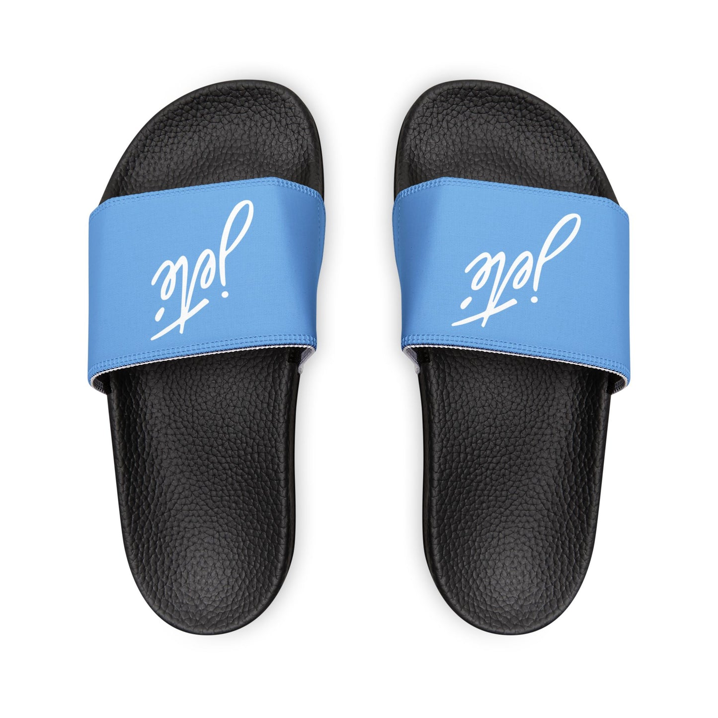 YOUTH SIZES - “Jeté” Official Logo Dance -Inspired Custom Footwear | Youth Sandal Slides with Removable Straps