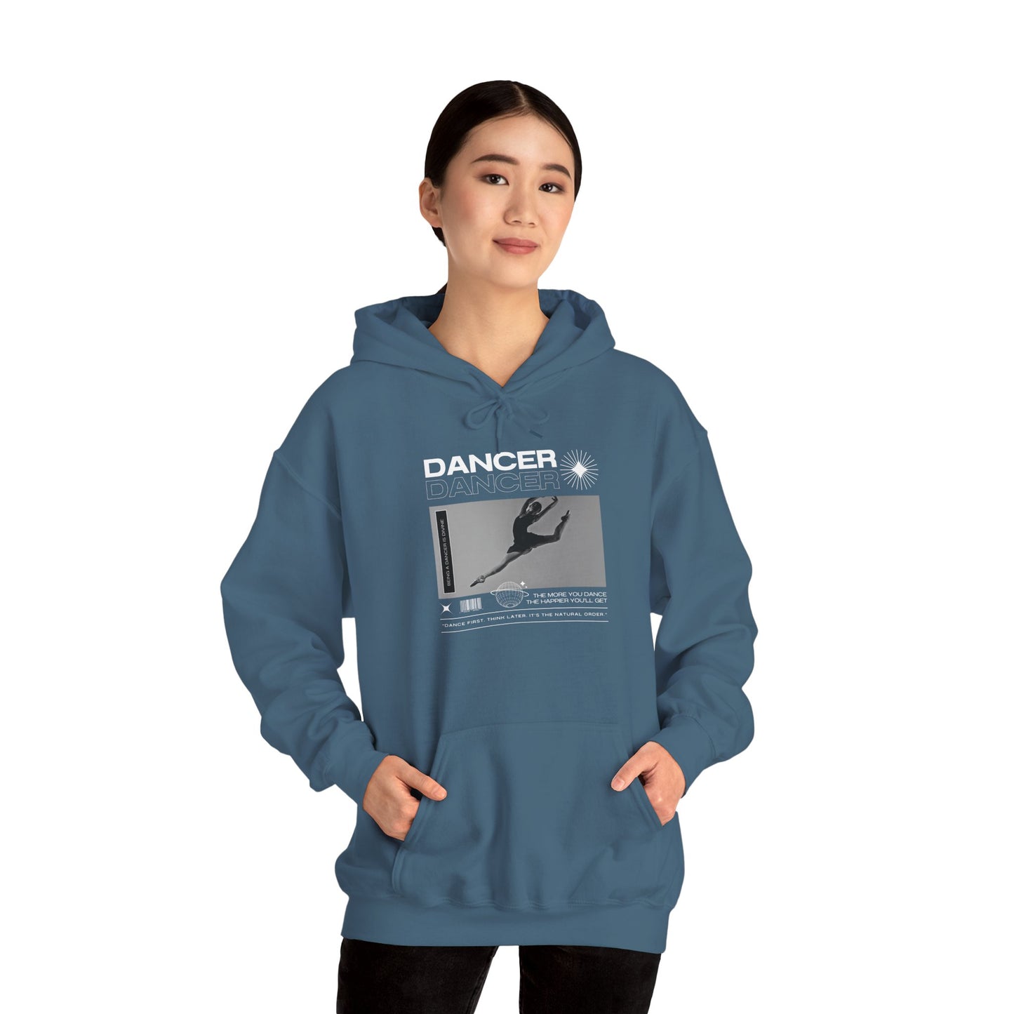 Dancer Streetwear Hoodie – Unisex Heavy Blend™ Hooded Sweatshirt with Inspiring Dance Mottos