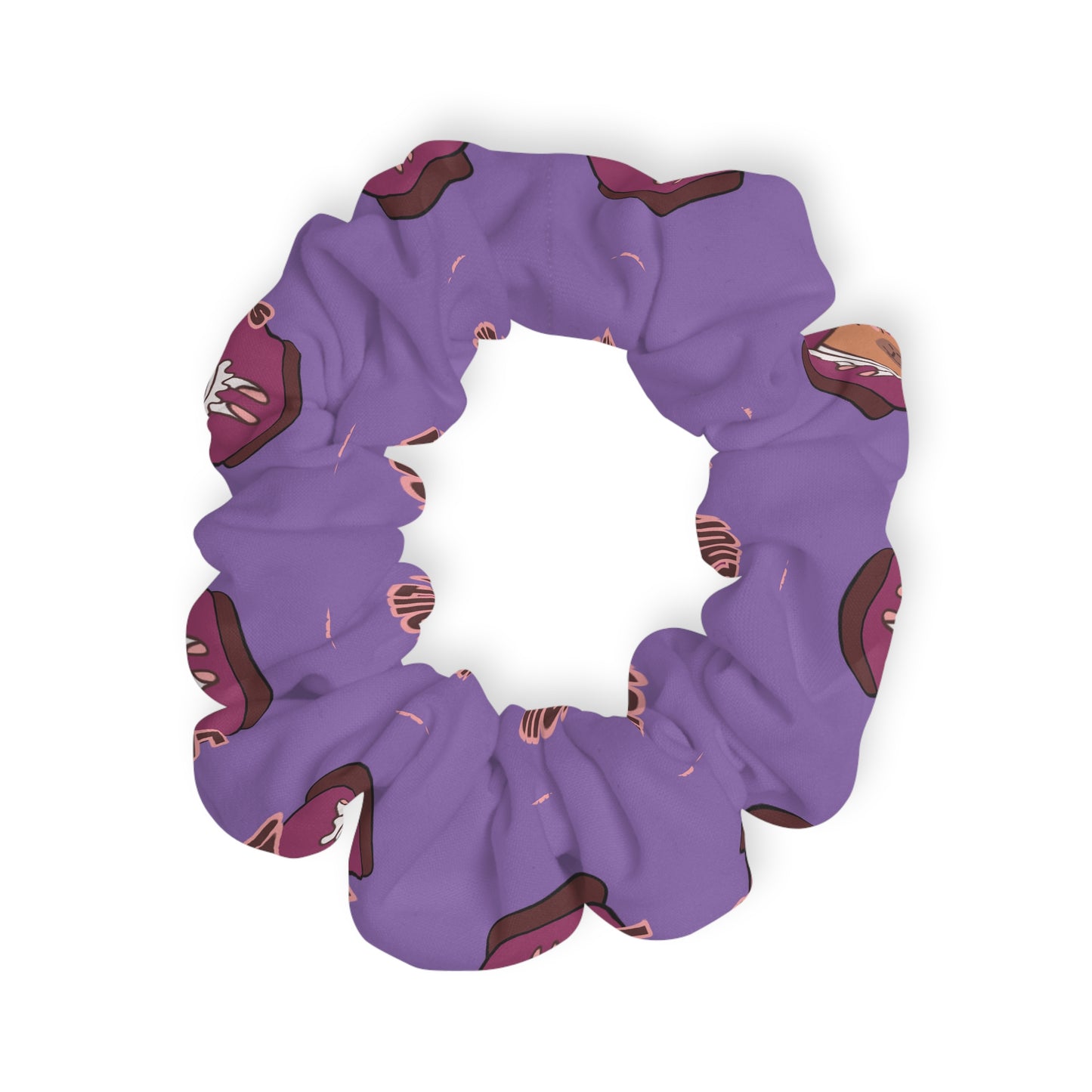 “Life Without Dance Is Pointeless” Scrunchie – Funny Ballet Pun Hair Accessory with Cute Dancing Capybara Graphic