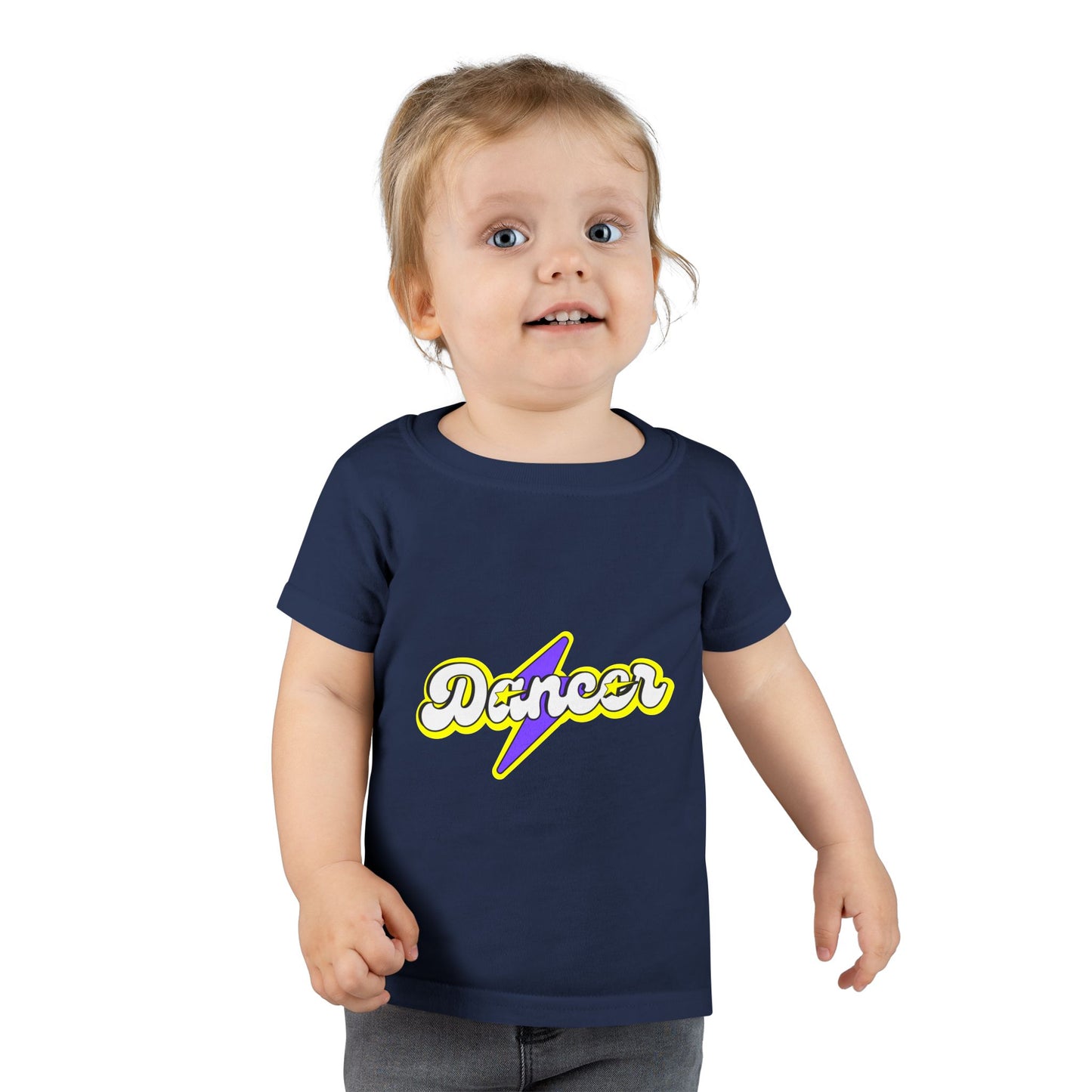 "Dancer" Toddler Dance T-Shirt – Bold Superhero-Inspired Short Sleeve Tee for Kids