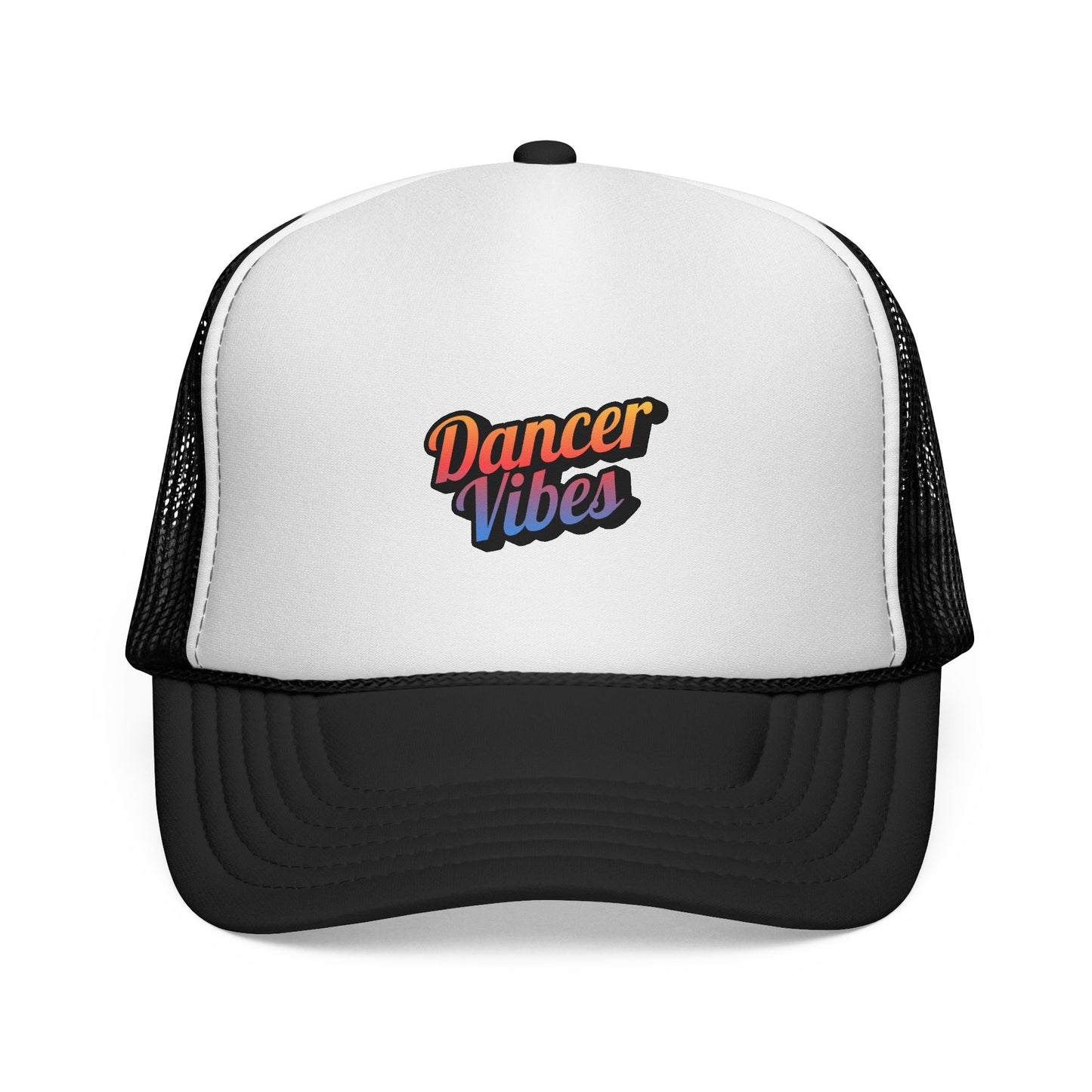 "Dancer Vibes" Trucker Hat – Colorful Unisex Dance-Themed Cap for Performers, Instructors & Dance Lovers