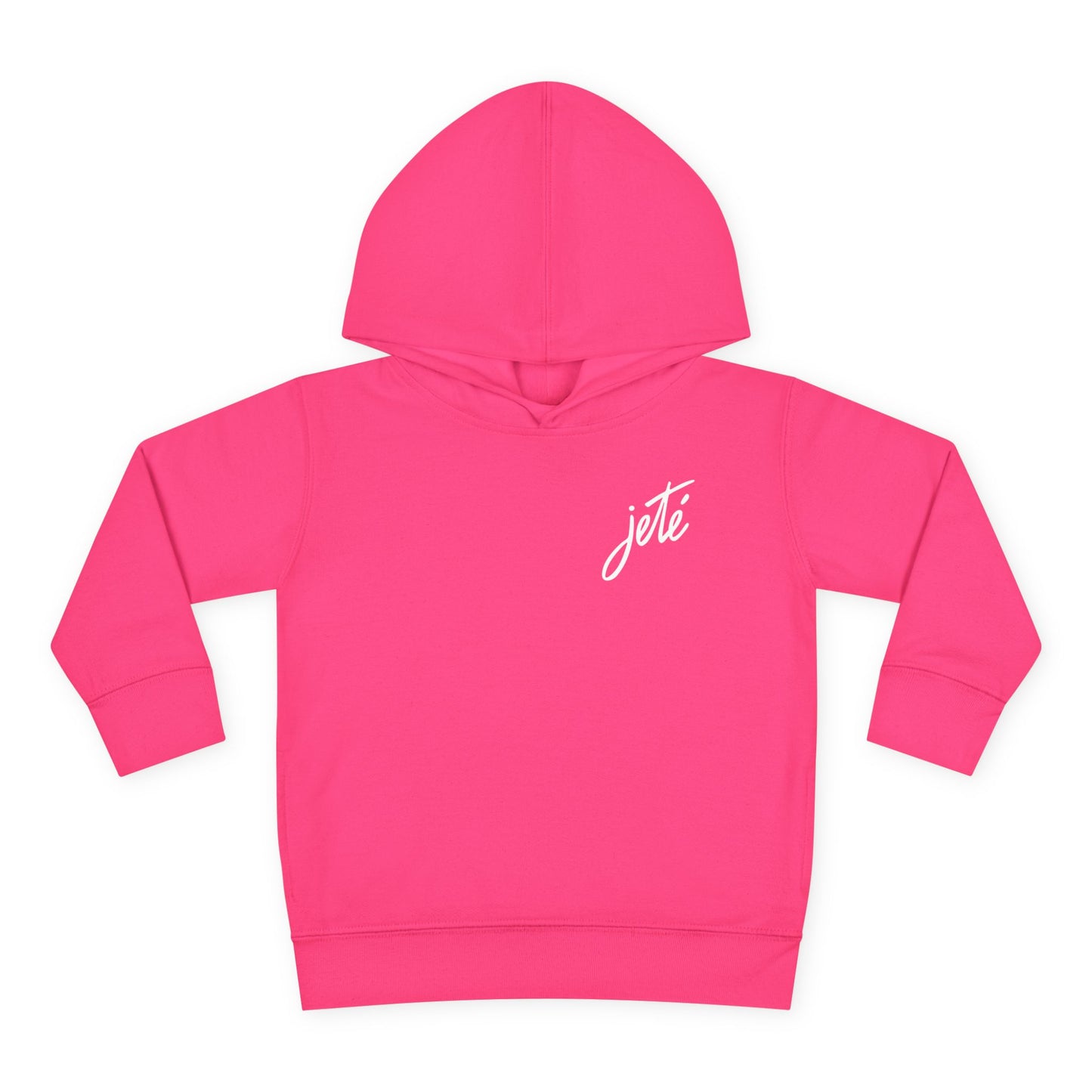 “Jeté” Official Logo | Ballet & Dance Hoodie for Kids & Young Dance Enthusiasts - Toddler Pullover Hoodie