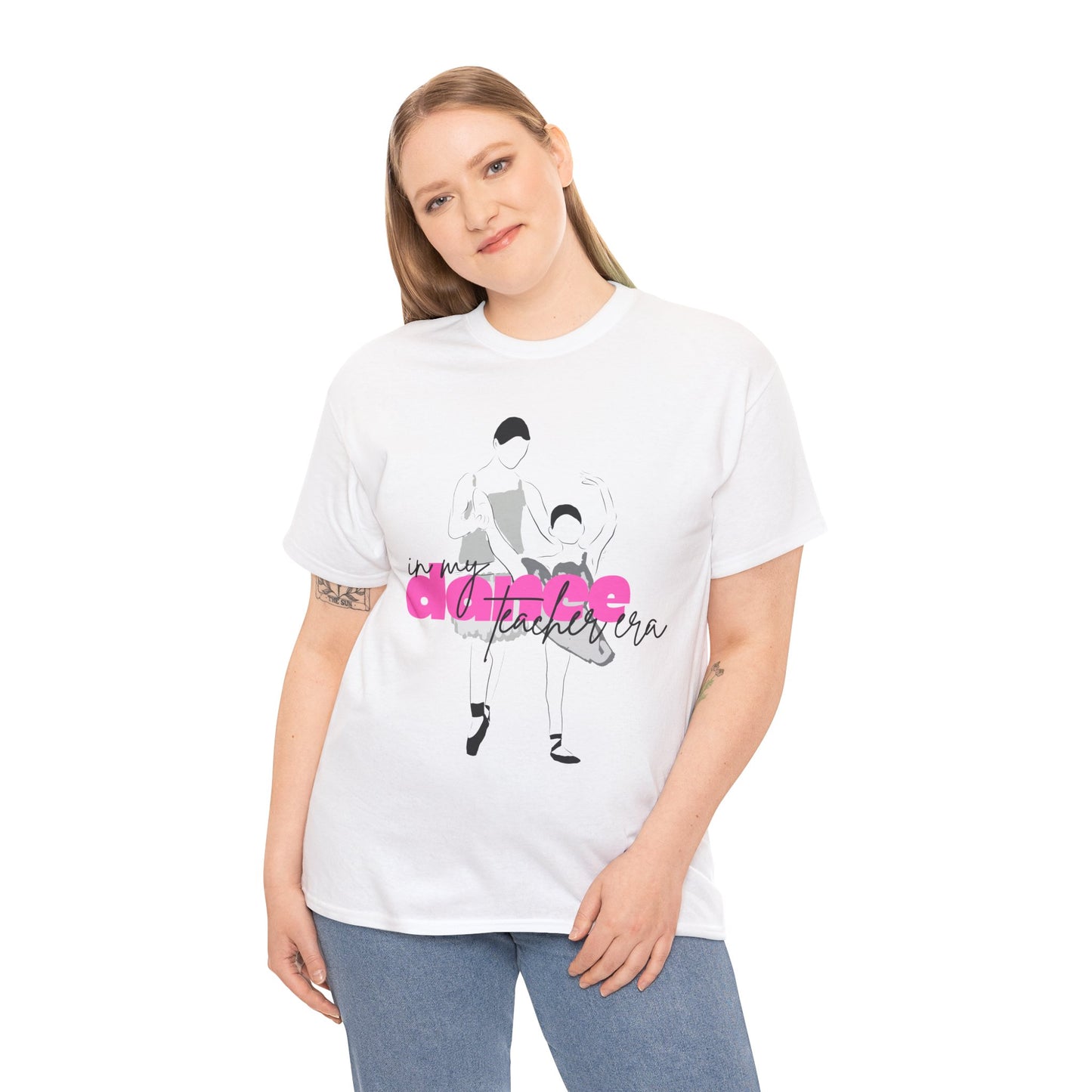 "In My Dance Teacher Era" Ballet Graphic Unisex Heavy Cotton Tee – Ballet Instructor Gift Shirt
