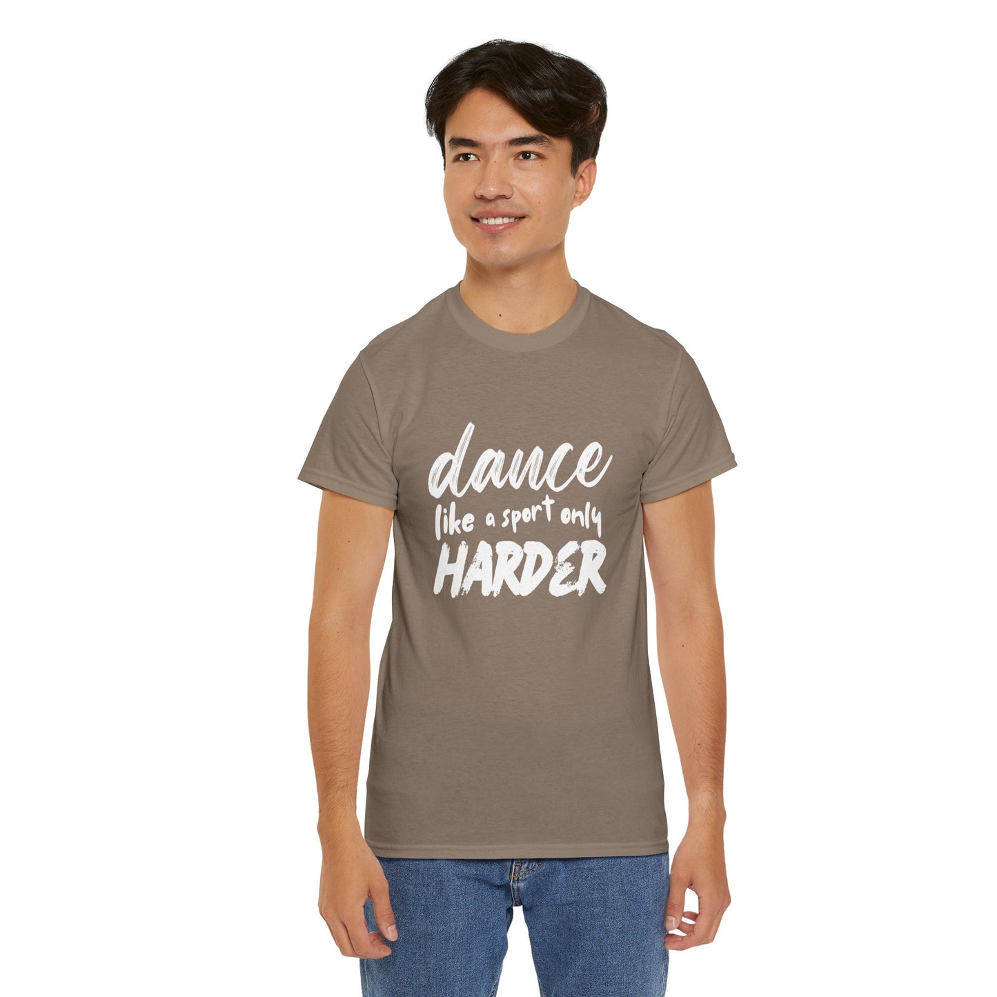 “Dance Like a Sport Only Harder” Unisex Heavy Cotton T-Shirt – Dance-Inspired Graphic Tee for Adults & Kids