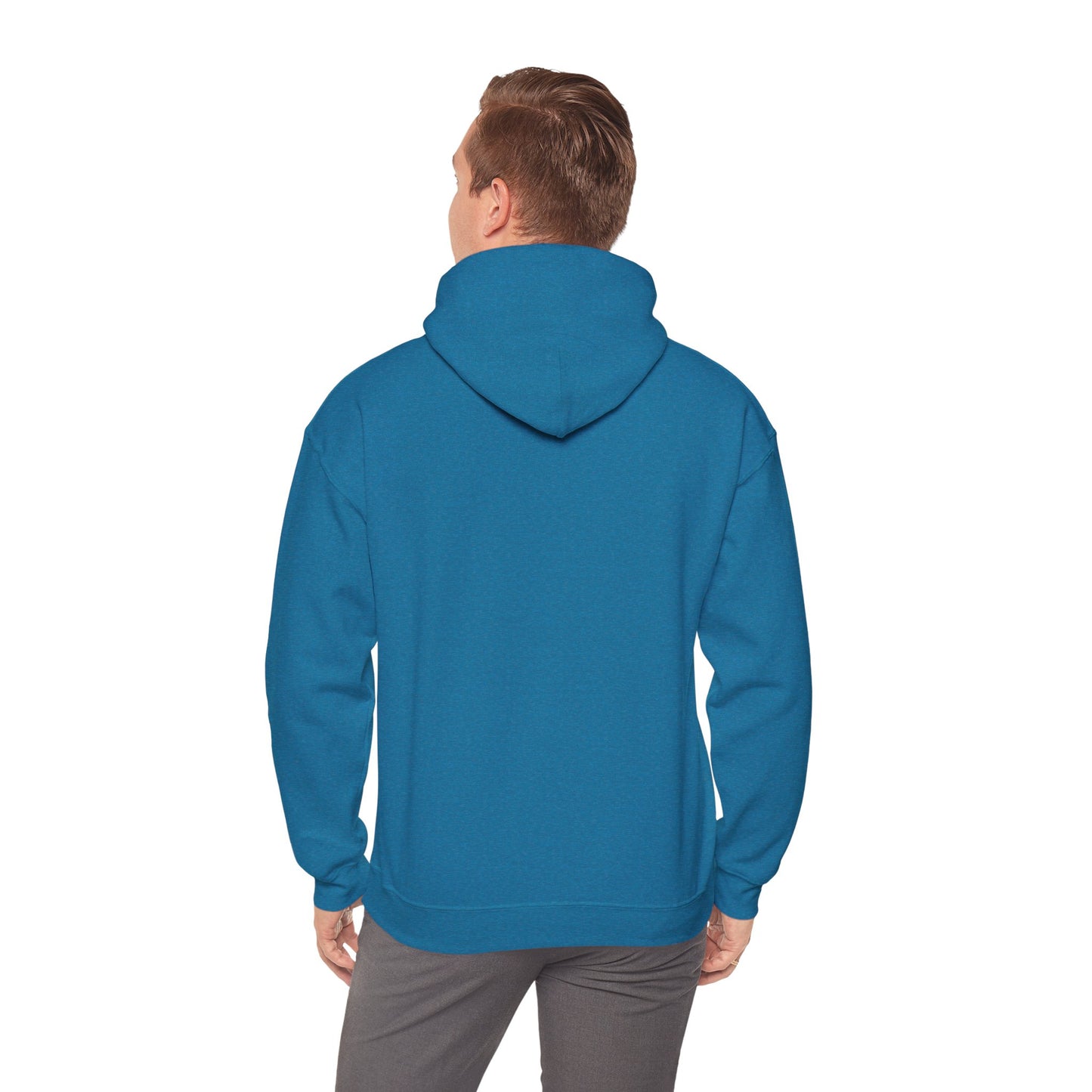 Dancing” Text with Streetwear-Style Female Dancer Graphic - Unisex Heavy Blend™ Hooded Sweatshirt – Cozy Dance Hoodie for Ballet & Hip-Hop Enthusiasts